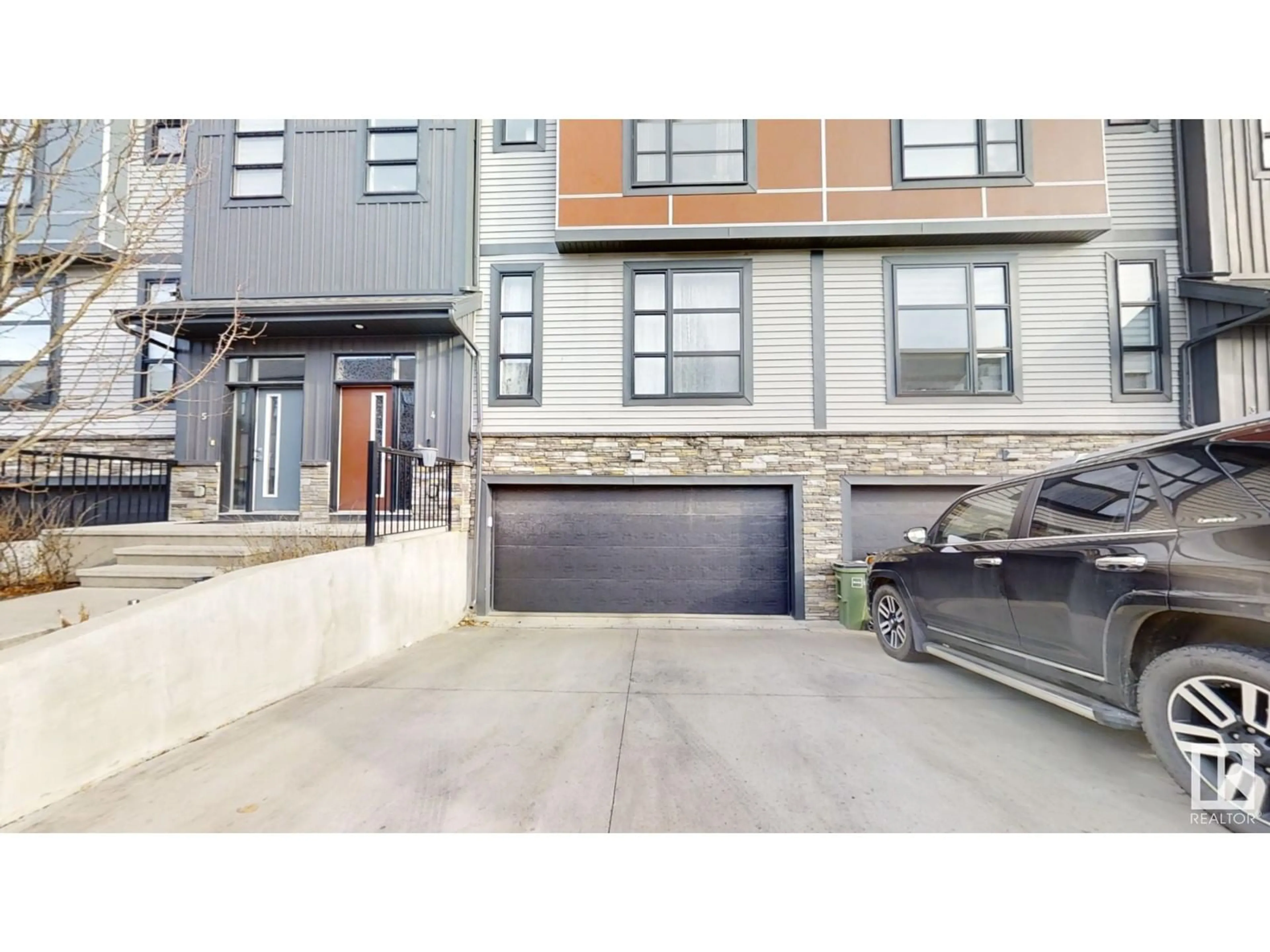 A pic from exterior of the house or condo, the street view for #4 14715 125 St NW, Edmonton Alberta T5X0G8