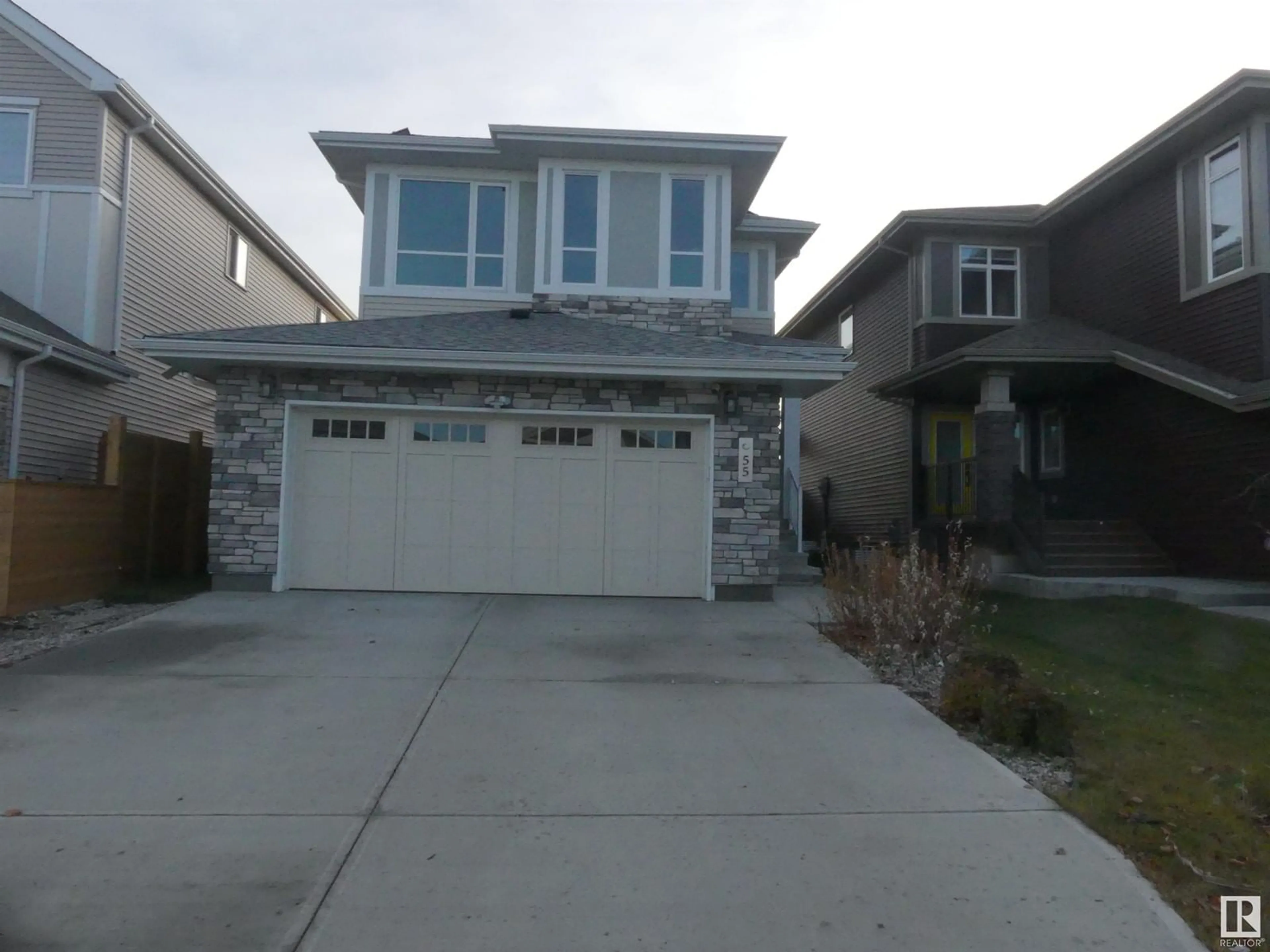 Frontside or backside of a home, the street view for 55 JAMISON CR, St. Albert Alberta T8N7V4