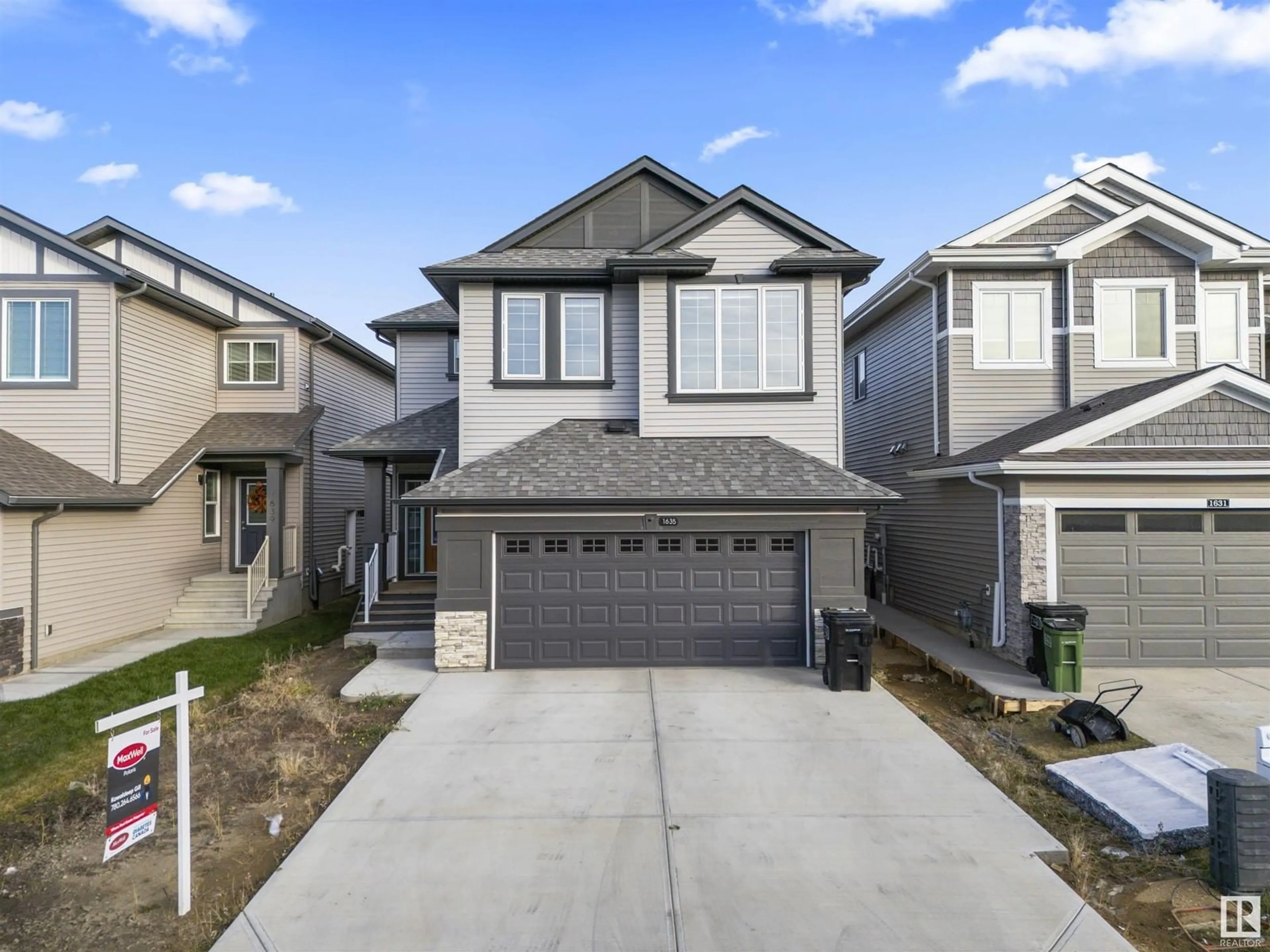 Frontside or backside of a home, the street view for 1635 16 st NW, Edmonton Alberta T6X2J2