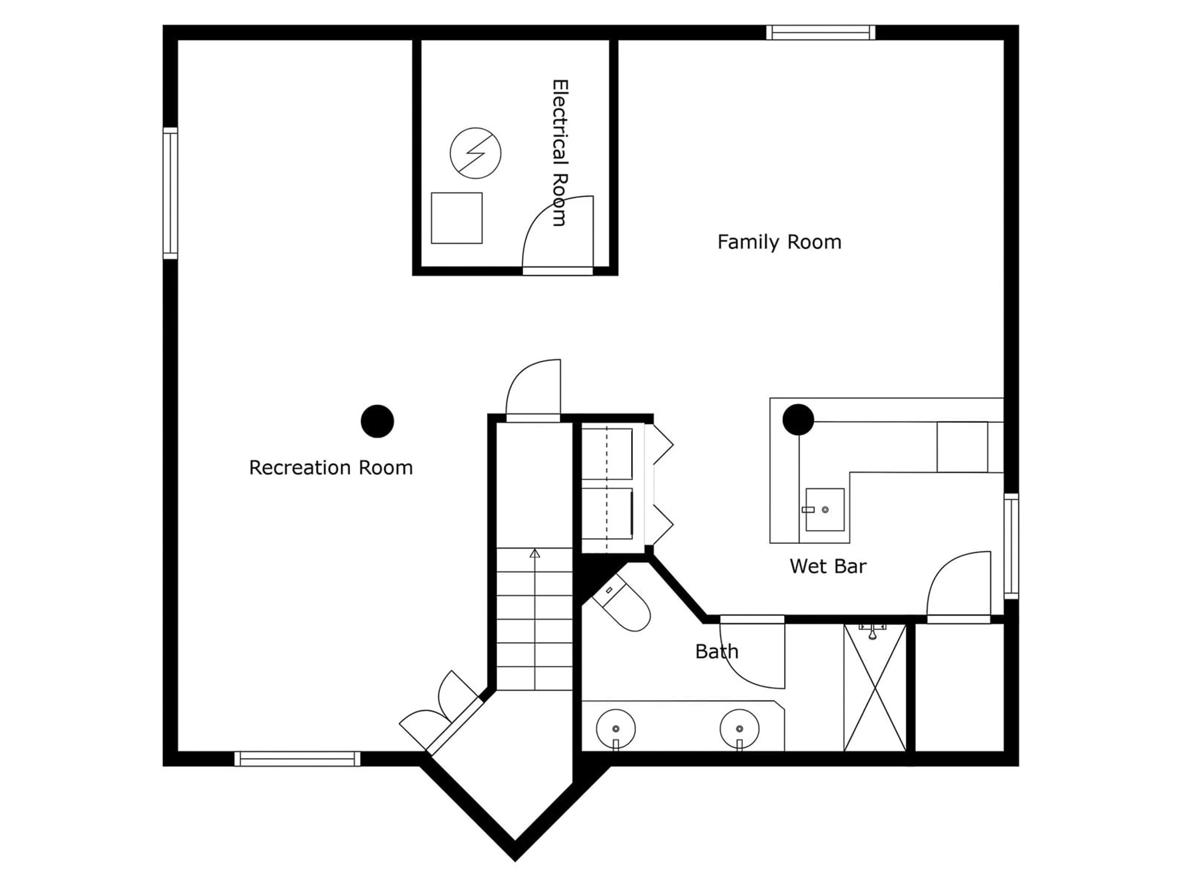 Floor plan for 9519 155 ST NW, Edmonton Alberta T5P2K3