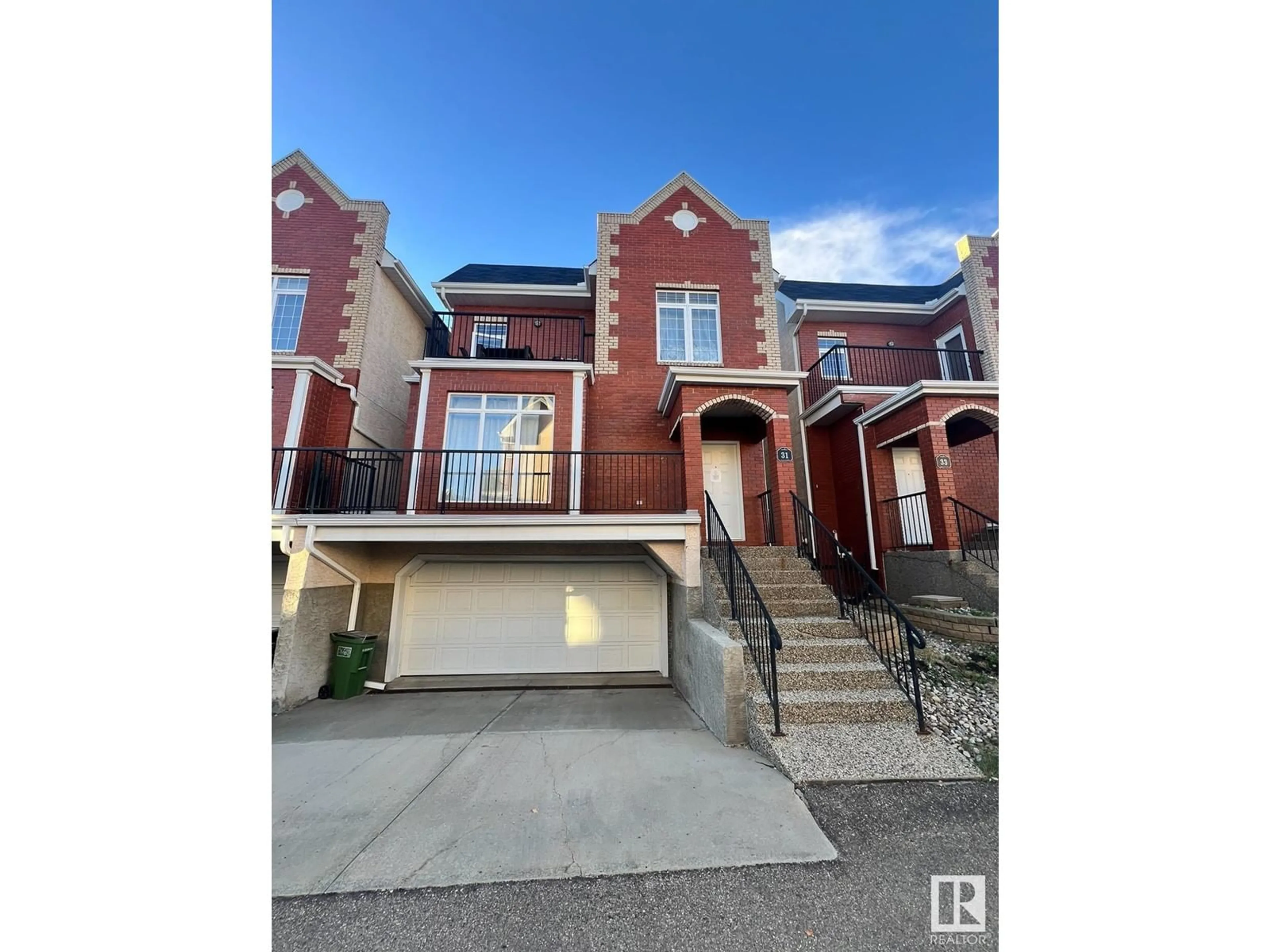 A pic from exterior of the house or condo, the street view for #31 8403 164 AV NW, Edmonton Alberta T5Z3Y2