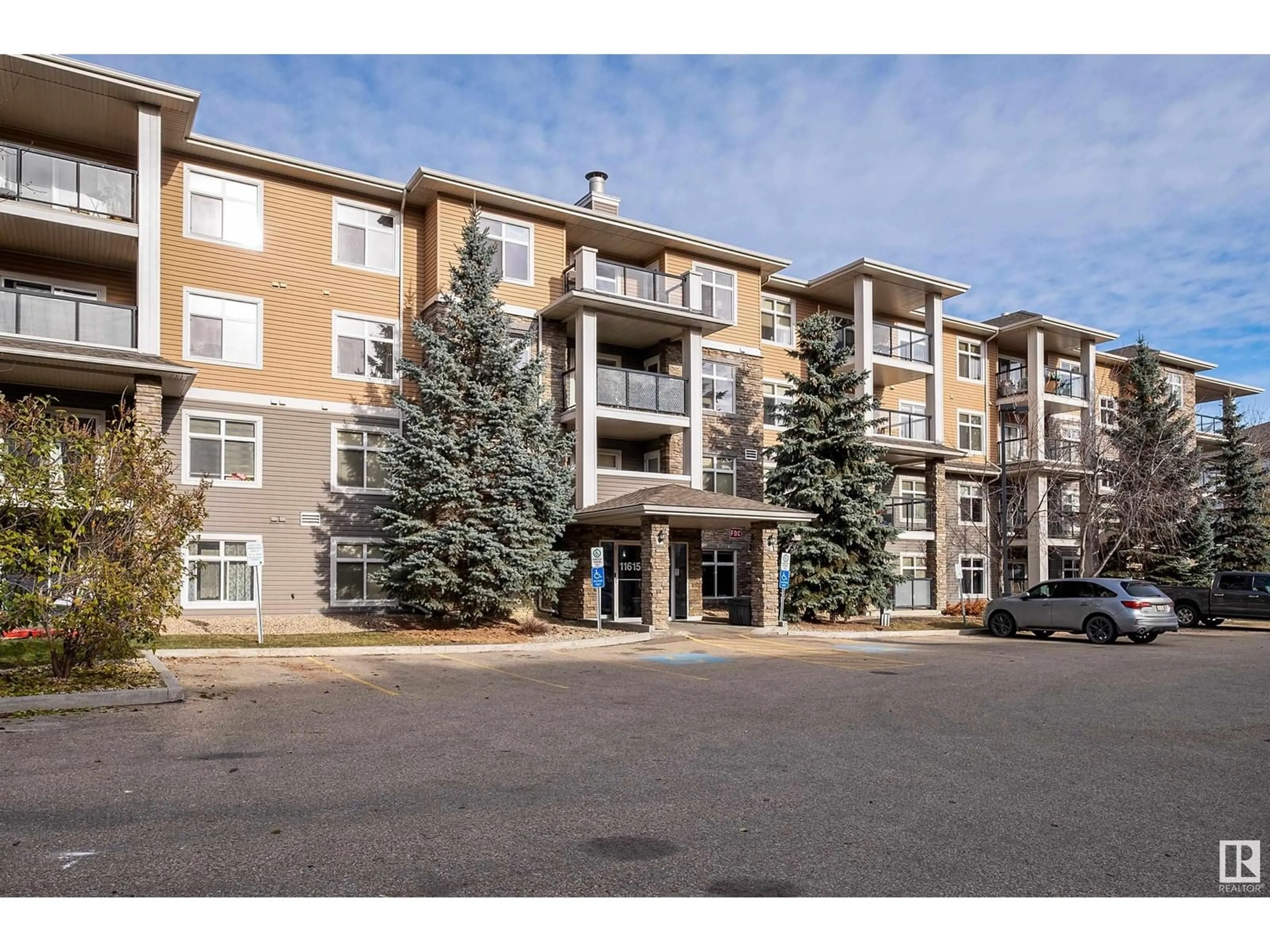 A pic from exterior of the house or condo, the front or back of building for #216 11615 ELLERSLIE RD SW, Edmonton Alberta T6W0J3