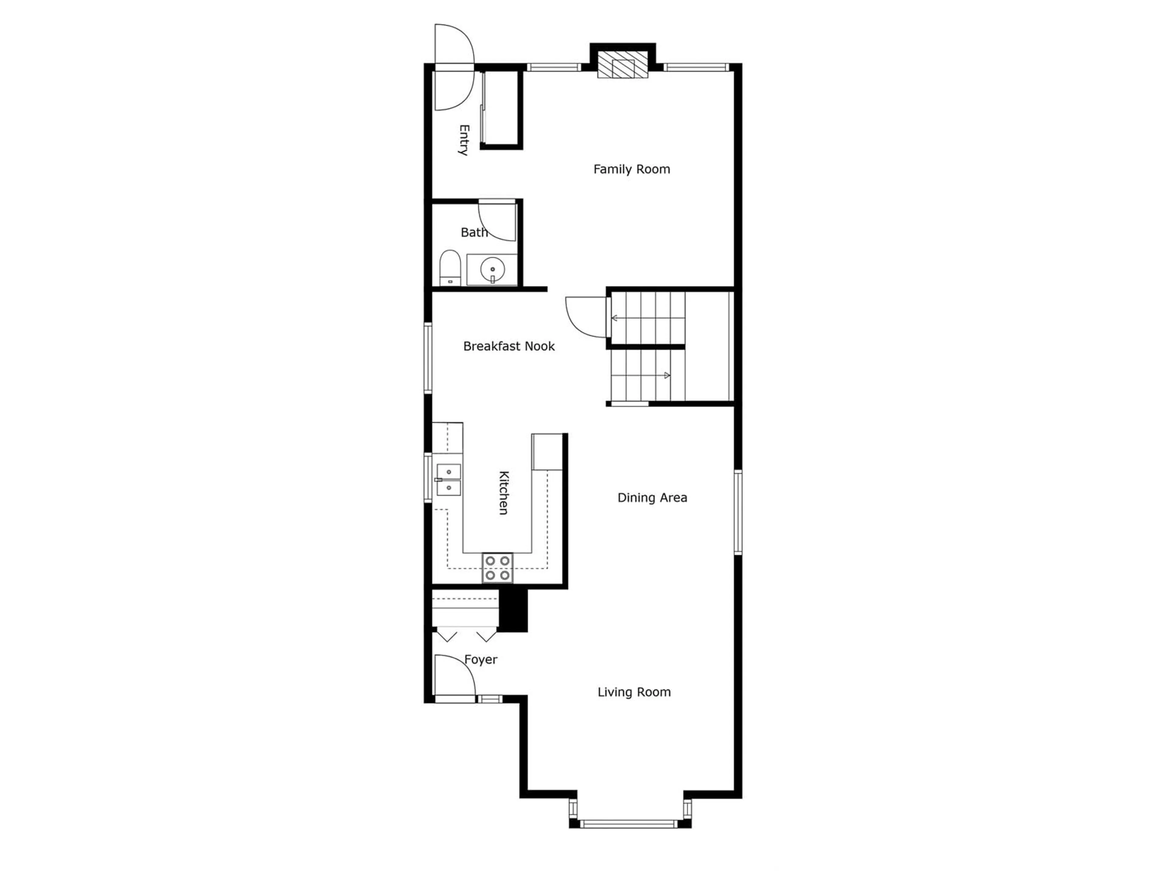 Floor plan for 10522 21 AV NW, Edmonton Alberta T6J5G9