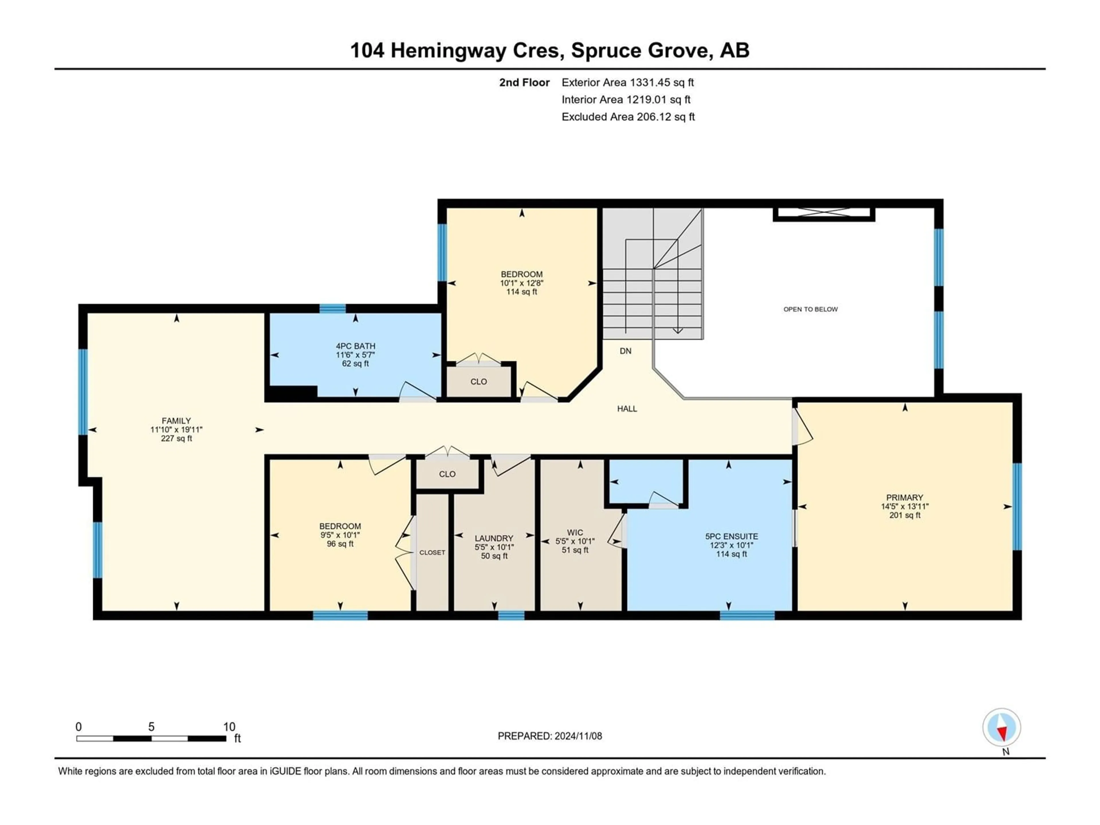 Floor plan for 104 HEMINGWAY CR, Spruce Grove Alberta T7X3W3