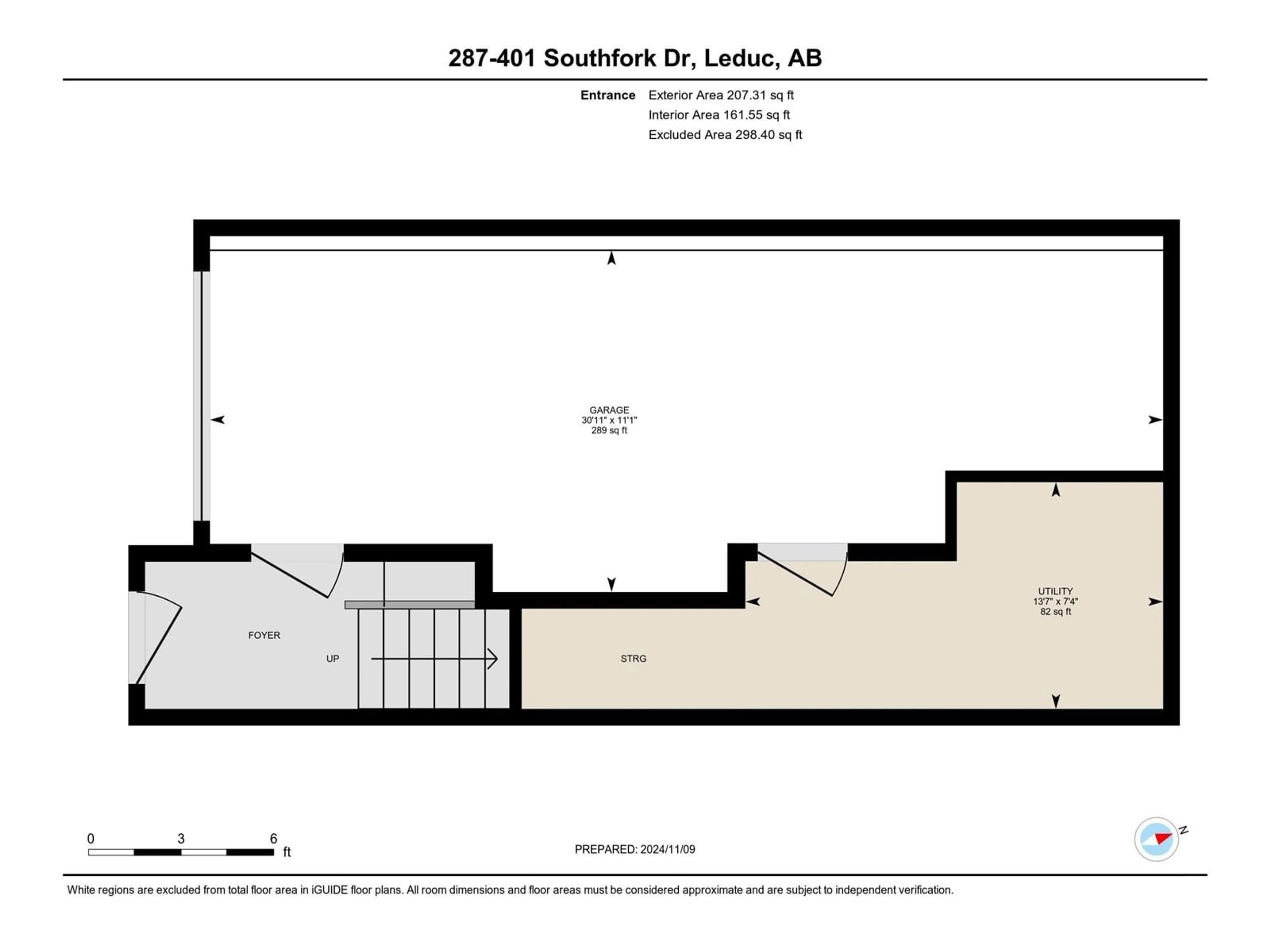 Floor plan for #287 401 SOUTHFORK DR, Leduc Alberta T9E0X1