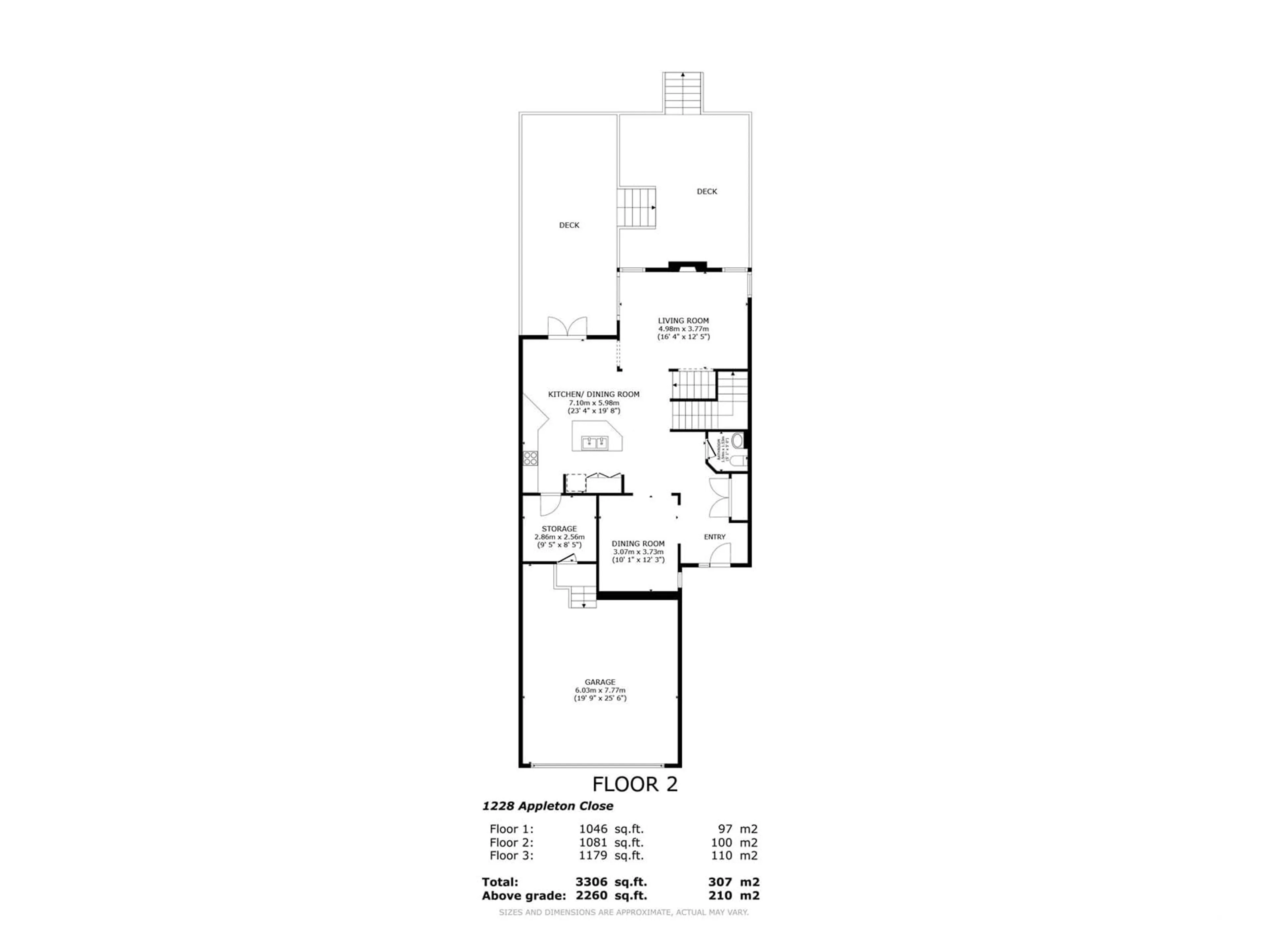 Floor plan for 1228 APPLETON CL, Sherwood Park Alberta T8H0G5