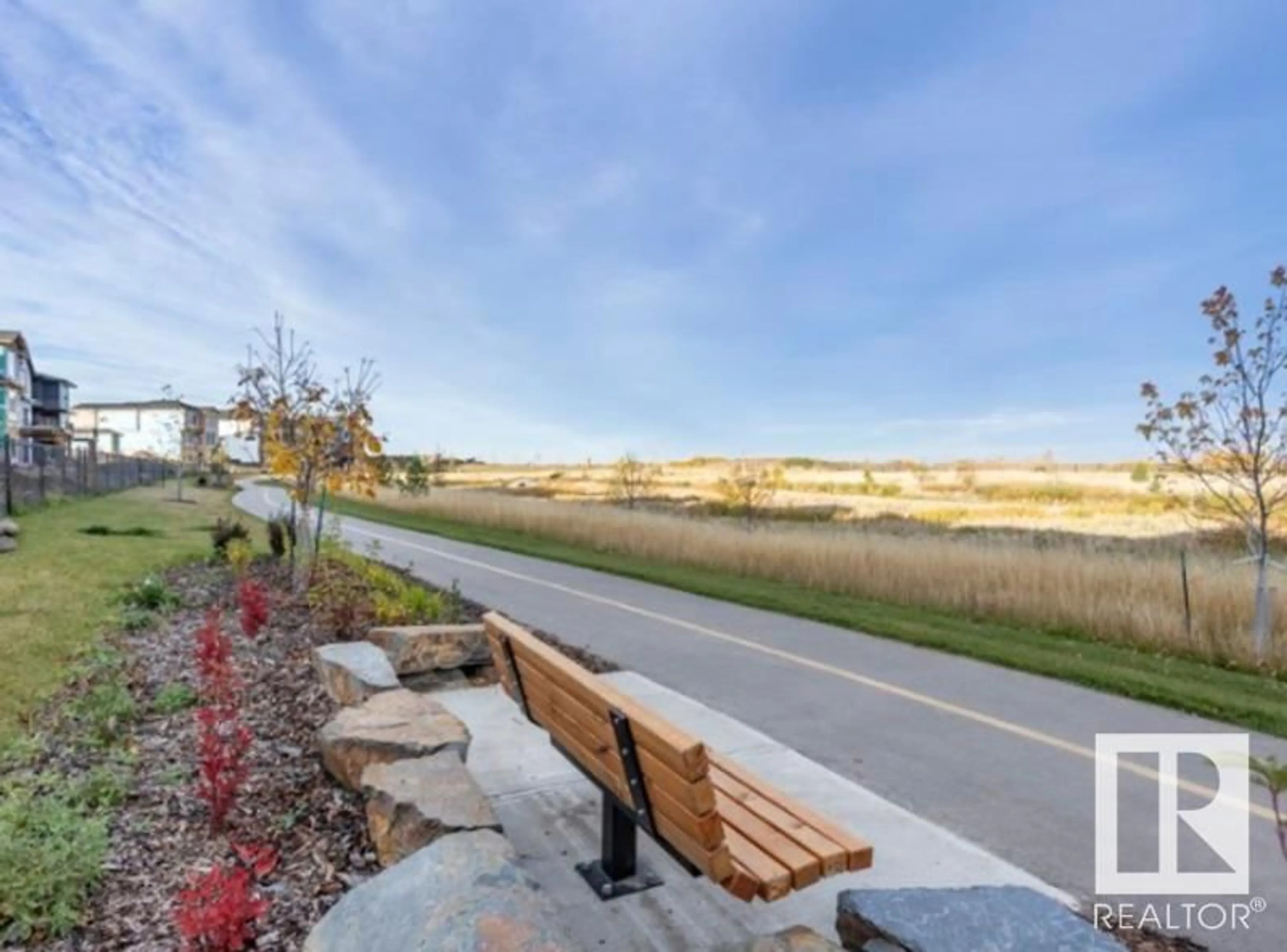 Patio, water/lake/river/ocean view for 294 CANTER WD, Sherwood Park Alberta T8A4V2