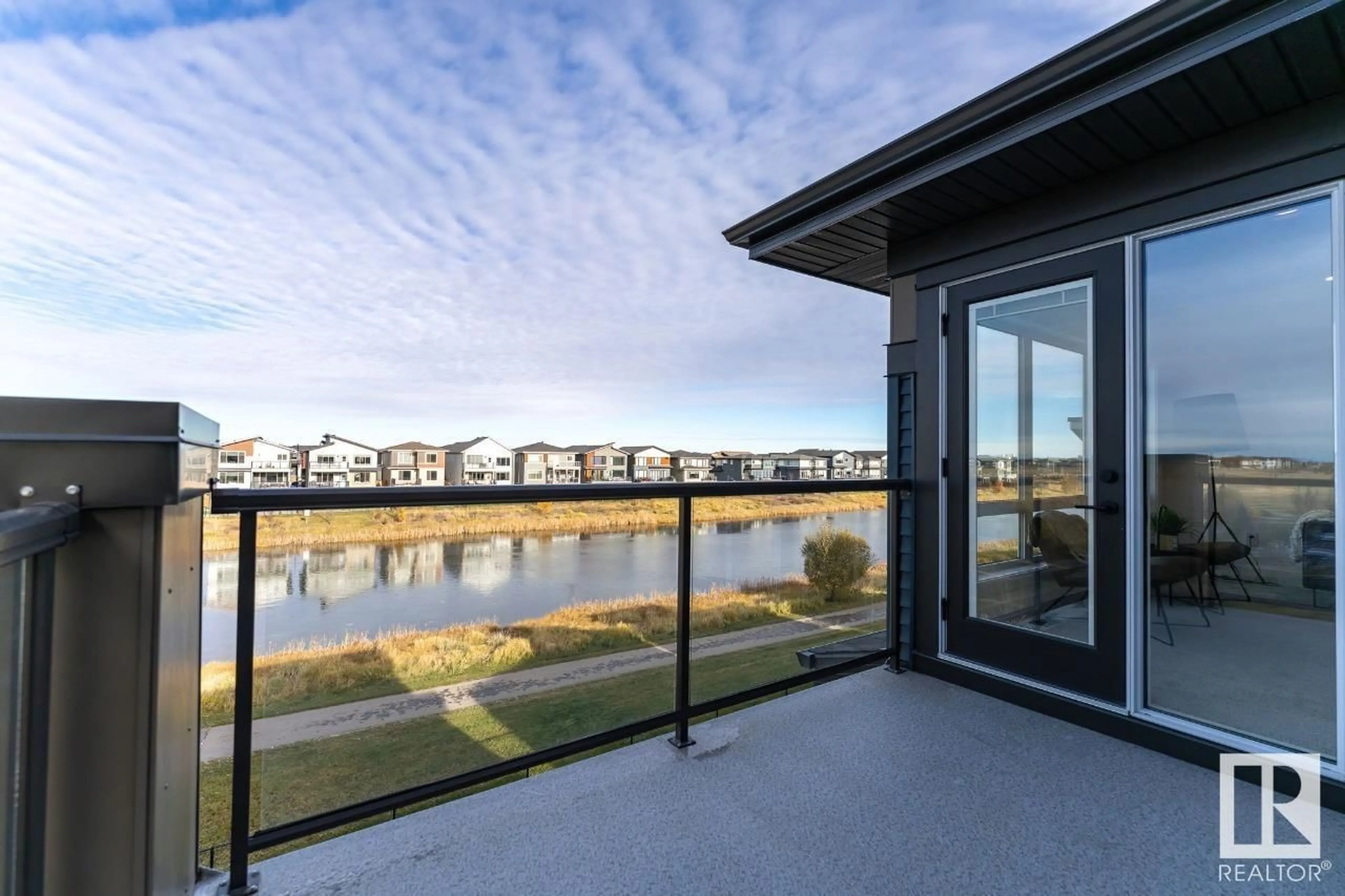 A pic from exterior of the house or condo, the view of lake or river for 5525 KOOTOOK RD SW, Edmonton Alberta T6W1A5