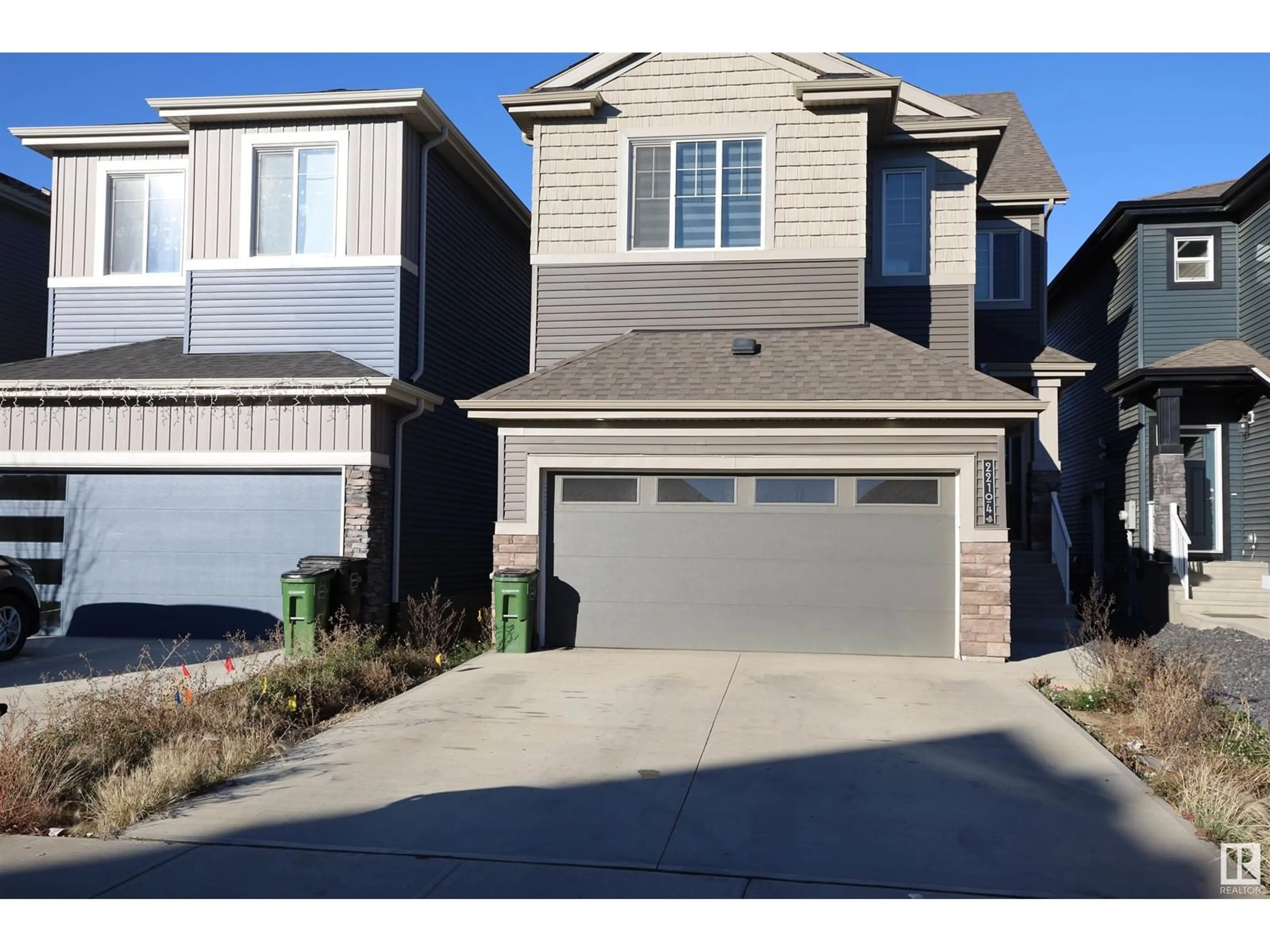 Frontside or backside of a home, the street view for 22104 82 AV NW, Edmonton Alberta T5T7T3