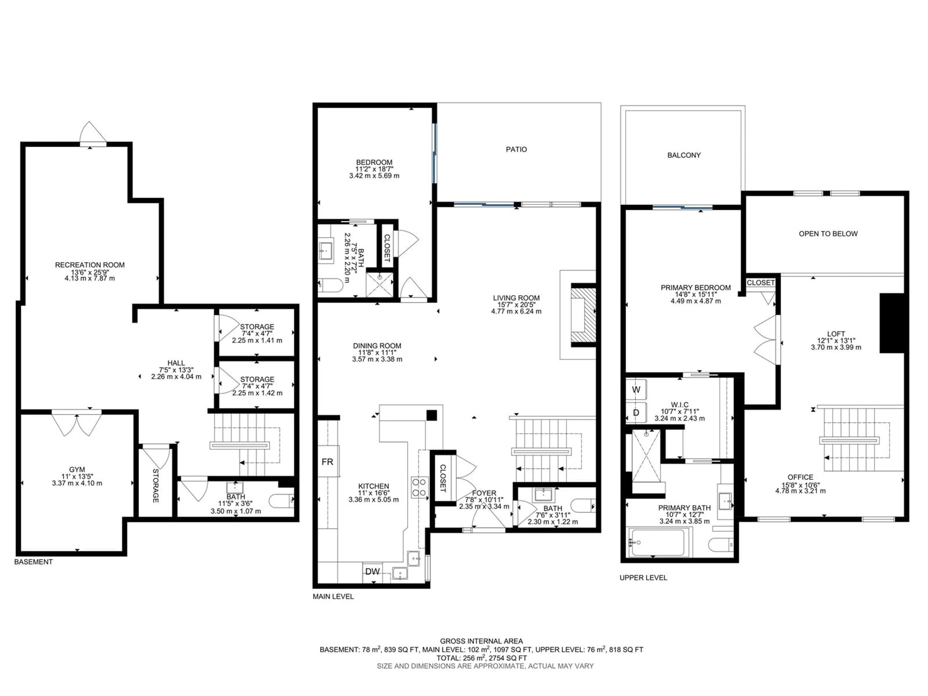 Floor plan for #46 500 LESSARD DR NW NW, Edmonton Alberta T6M1G1