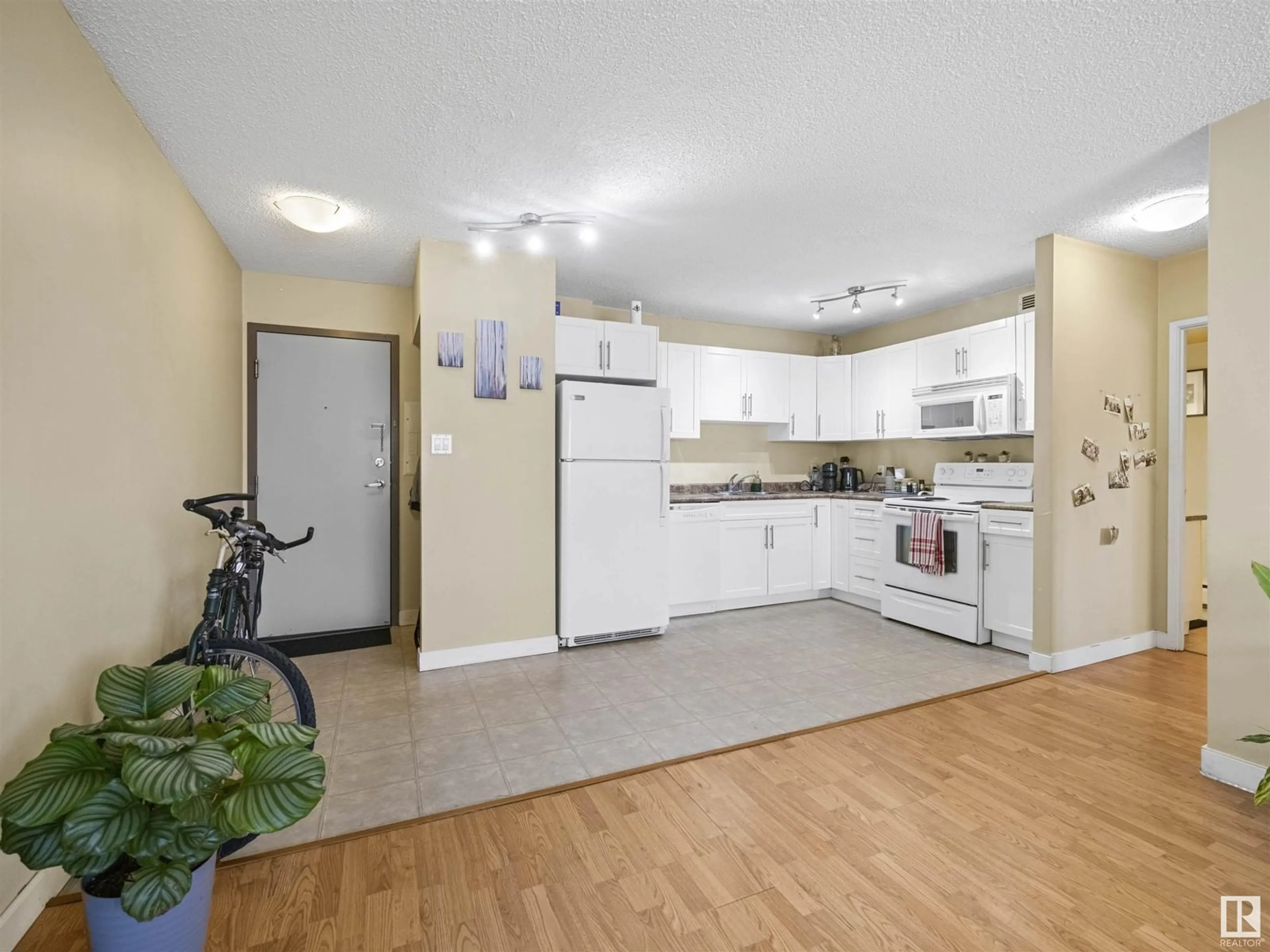 Standard kitchen, not visible floor, cottage for #409 9710 105 ST NW, Edmonton Alberta T5K1A4