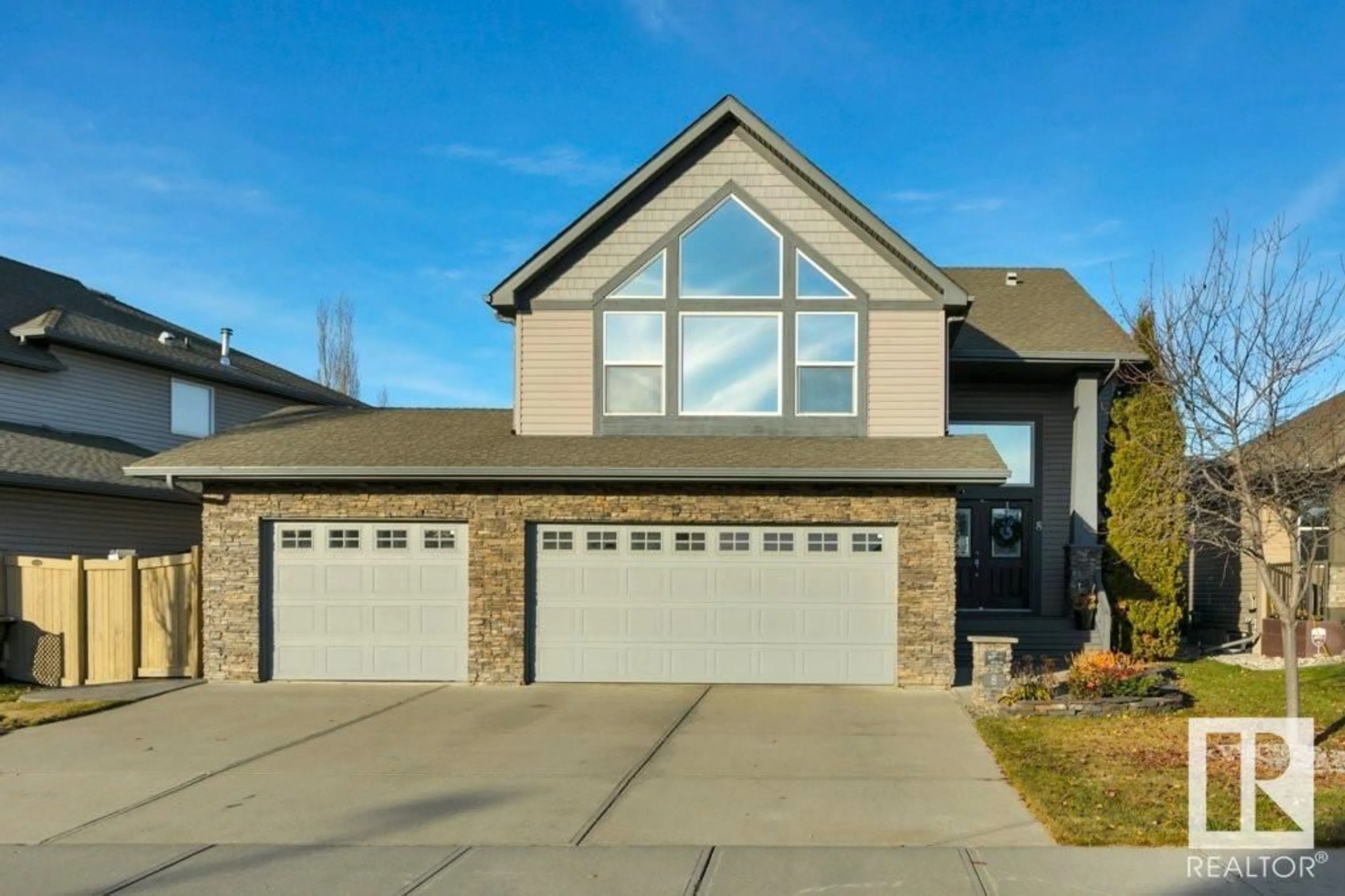 Frontside or backside of a home, the street view for 8 RIDGELAND PL, Sherwood Park Alberta T8A6P4