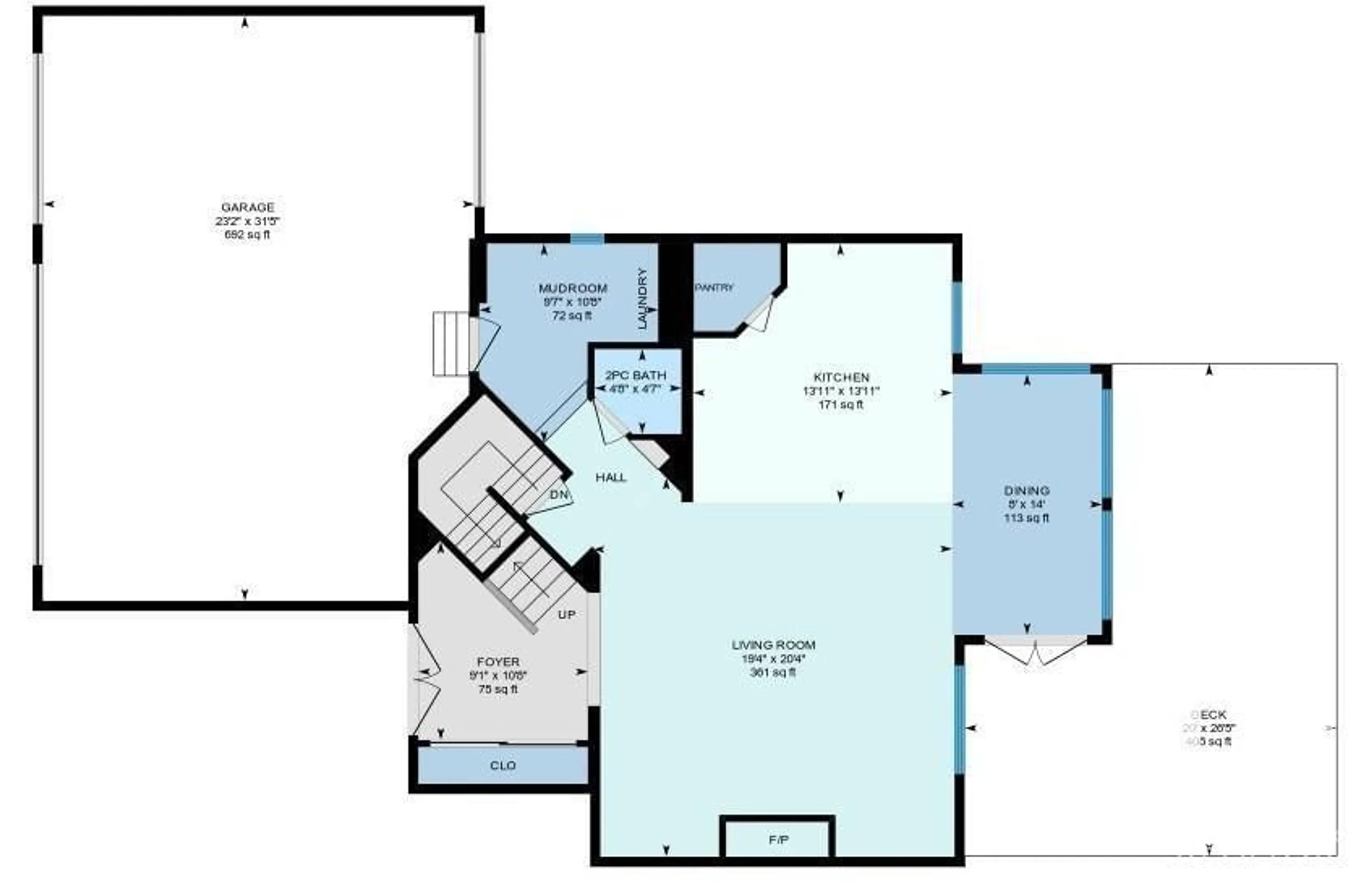 Floor plan for 8 RIDGELAND PL, Sherwood Park Alberta T8A6P4