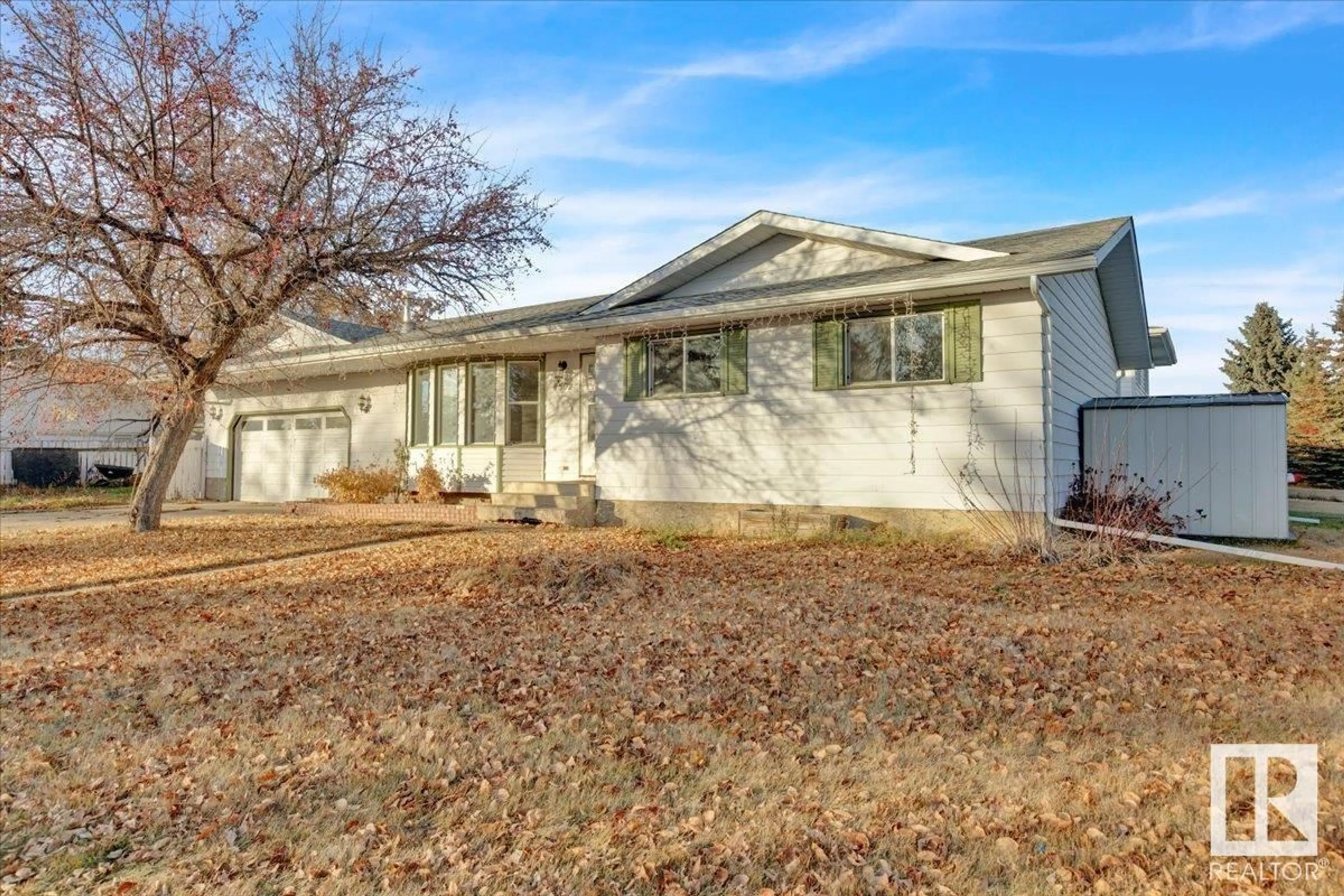 Frontside or backside of a home, the street view for 4502 53 AV, Bruderheim Alberta T0B0S0