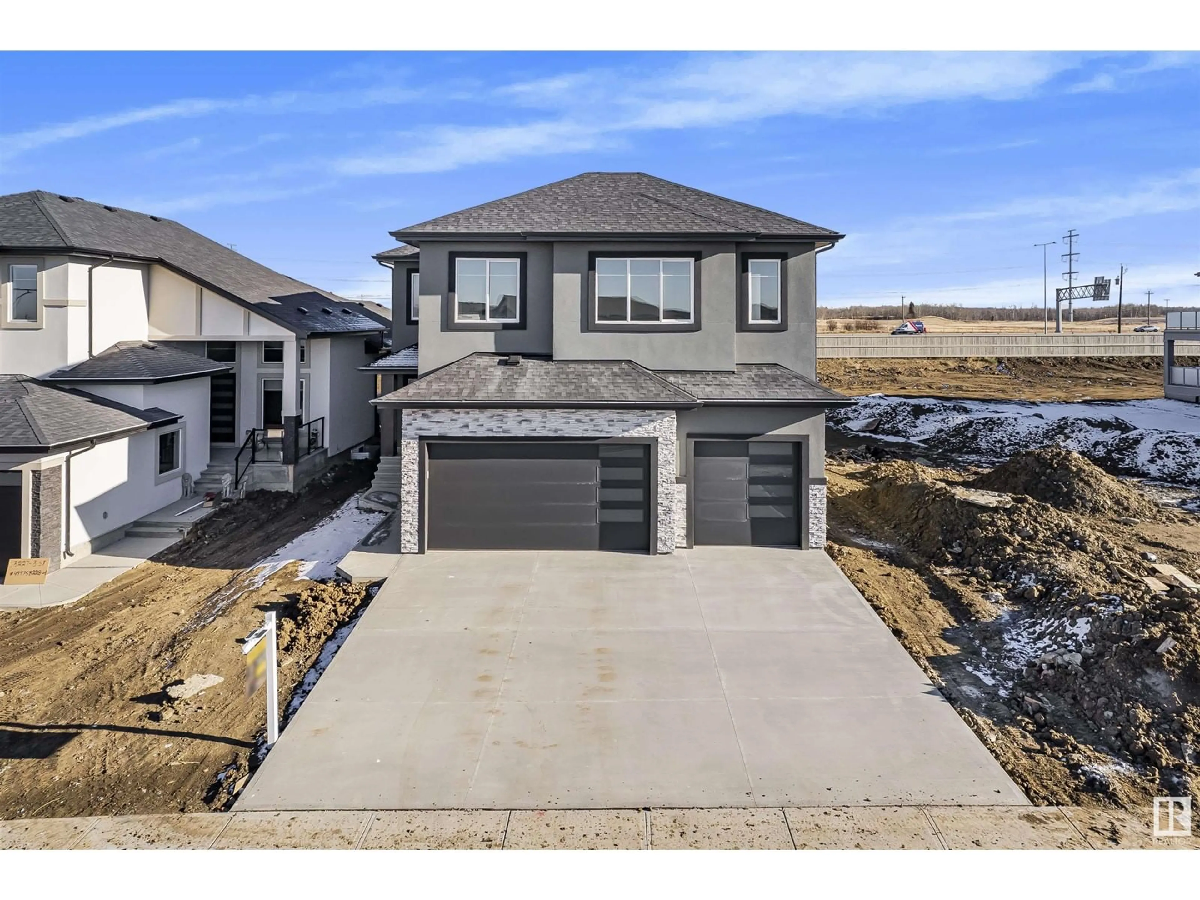 Frontside or backside of a home, the street view for 3223 3 ST NW, Edmonton Alberta T6T2V8