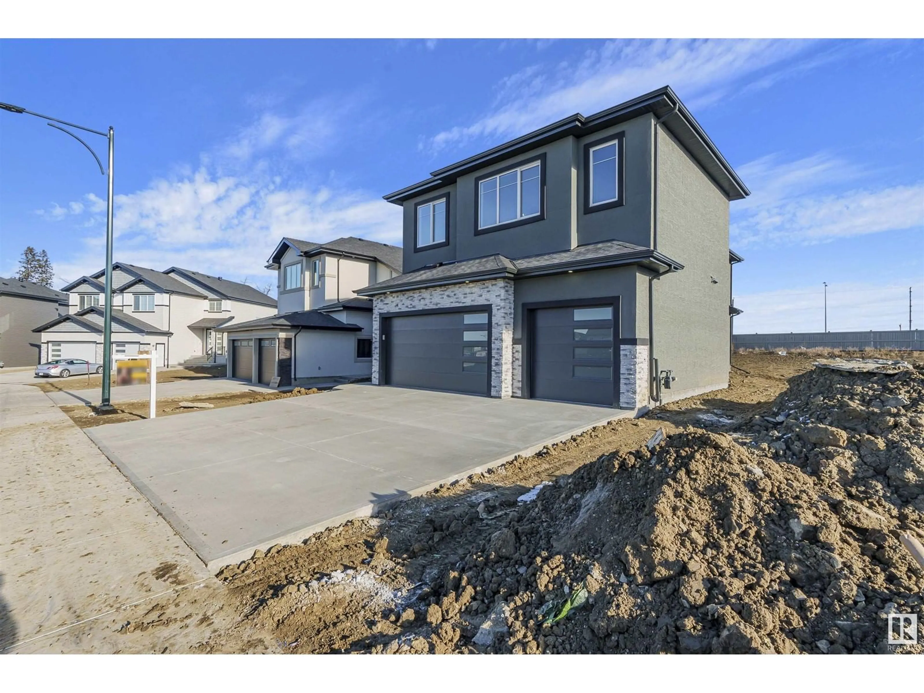 Frontside or backside of a home, the street view for 3223 3 ST NW, Edmonton Alberta T6T2V8