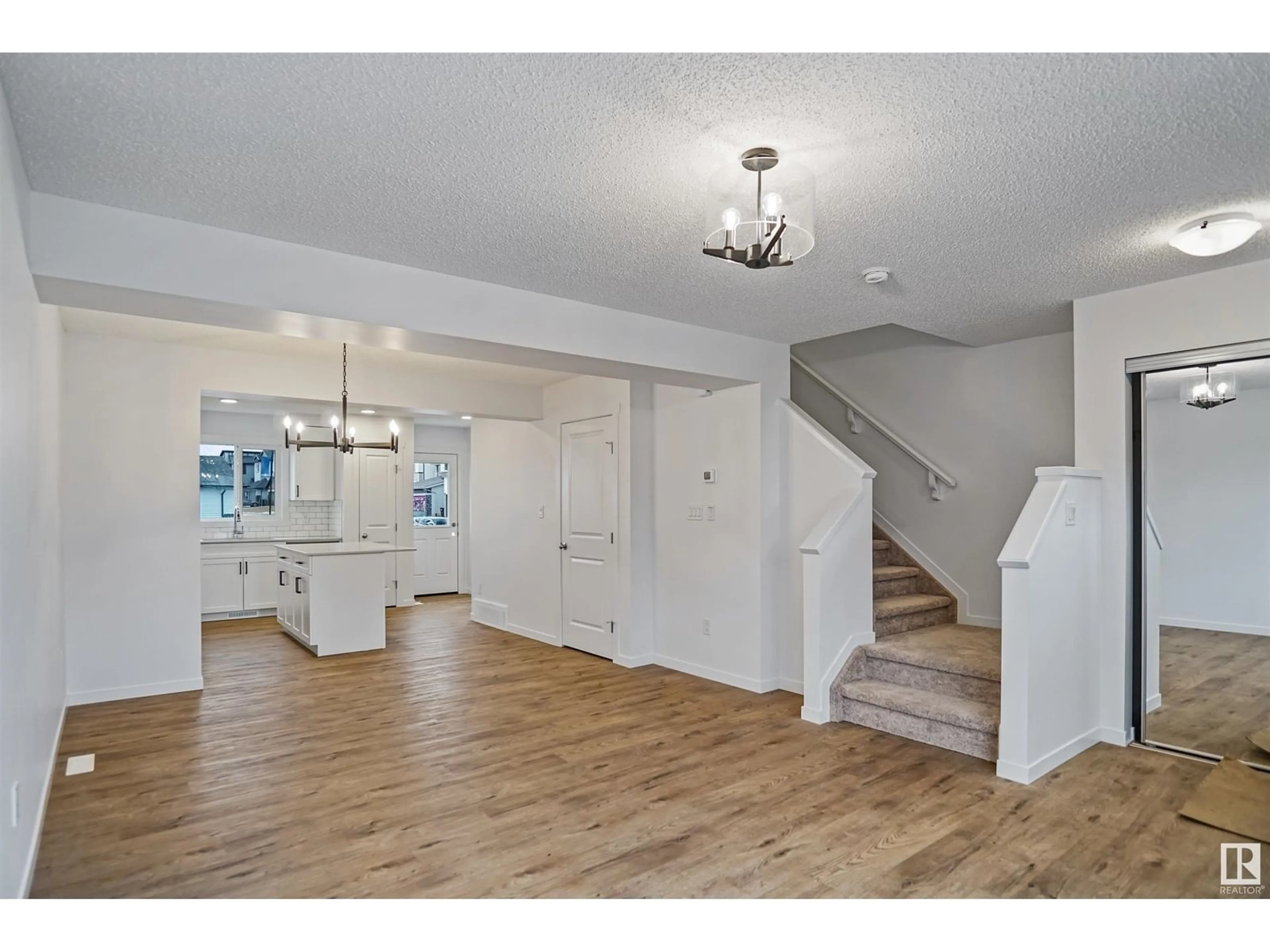 Open concept kitchen for #4 525 Secord BV NW, Edmonton Alberta T5T4A4