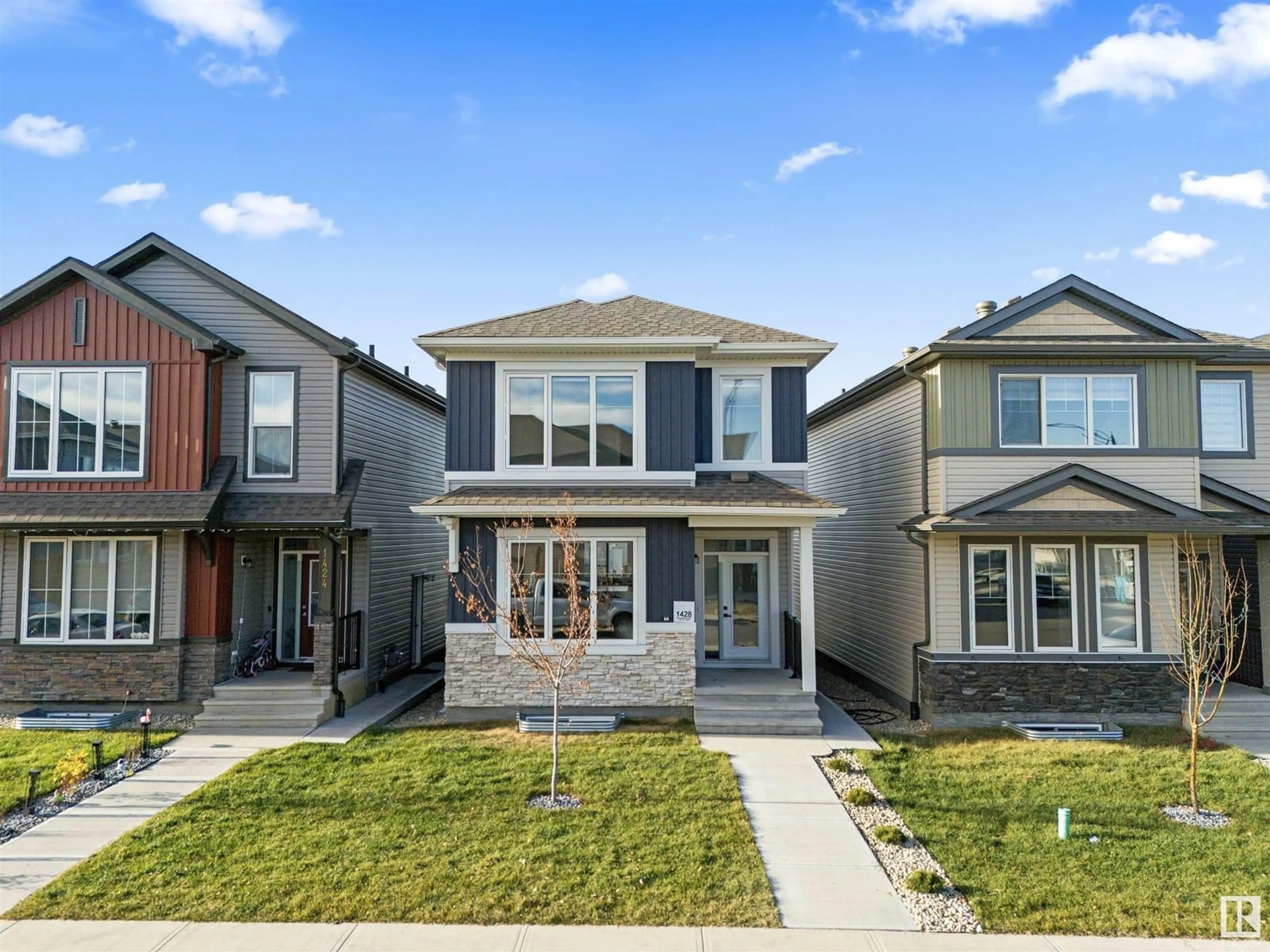 Frontside or backside of a home, the street view for 1428 22 ST NW, Edmonton Alberta T6T2R4