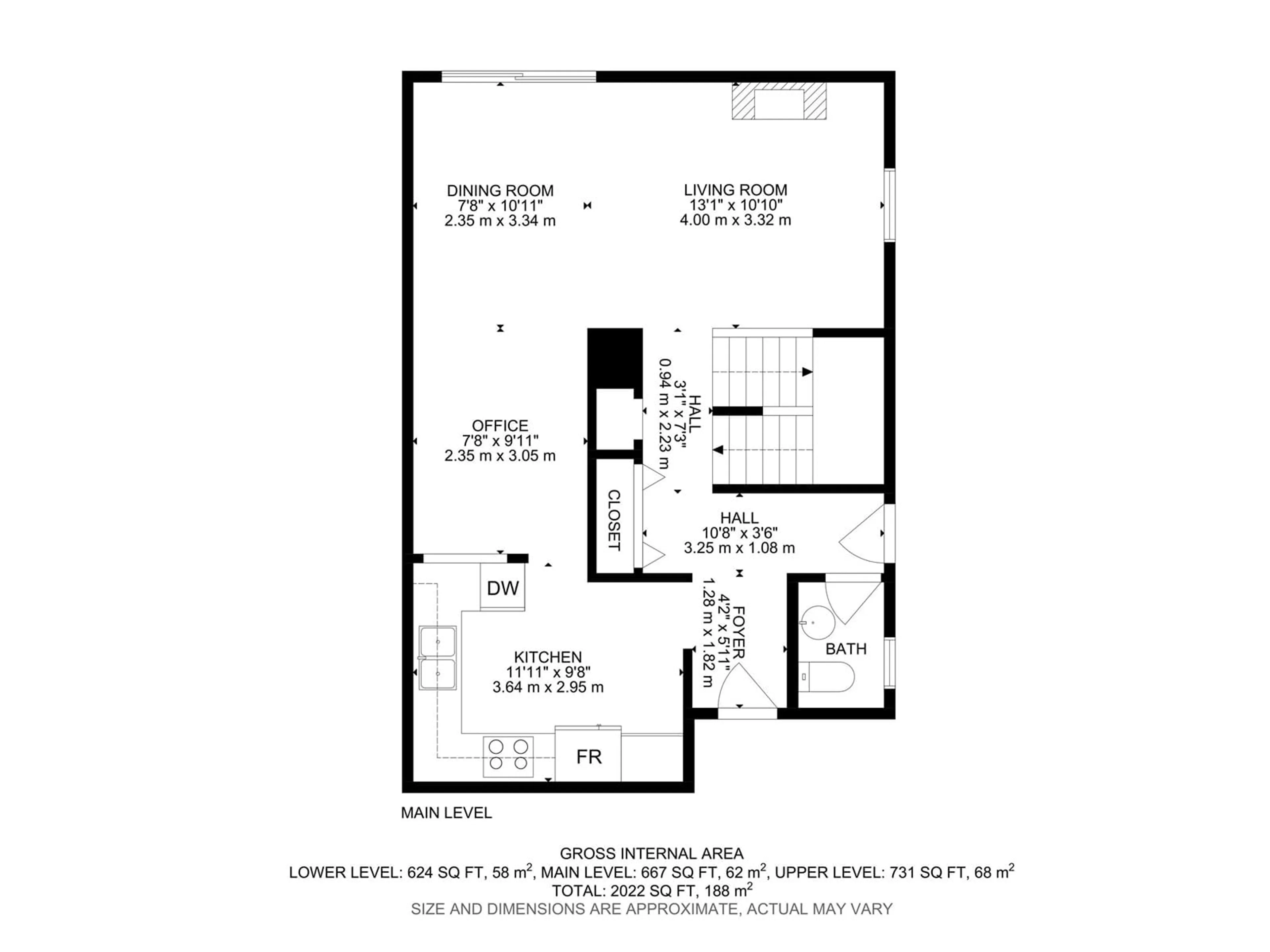 Floor plan for 7 GREENFIELD ES, St. Albert Alberta T8N2G2