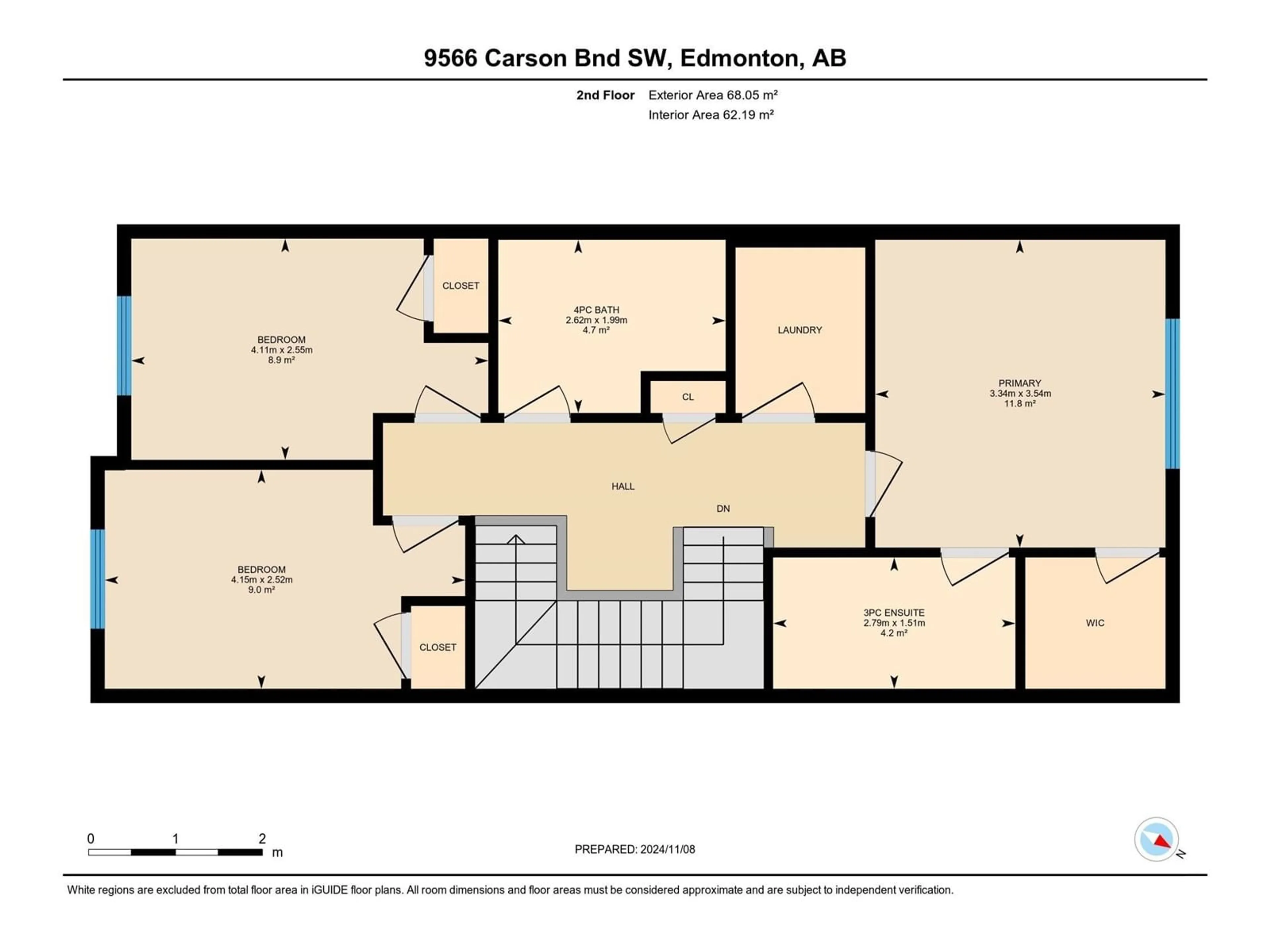 Floor plan for 9566 CARSON BEND BN SW, Edmonton Alberta T6W5H6