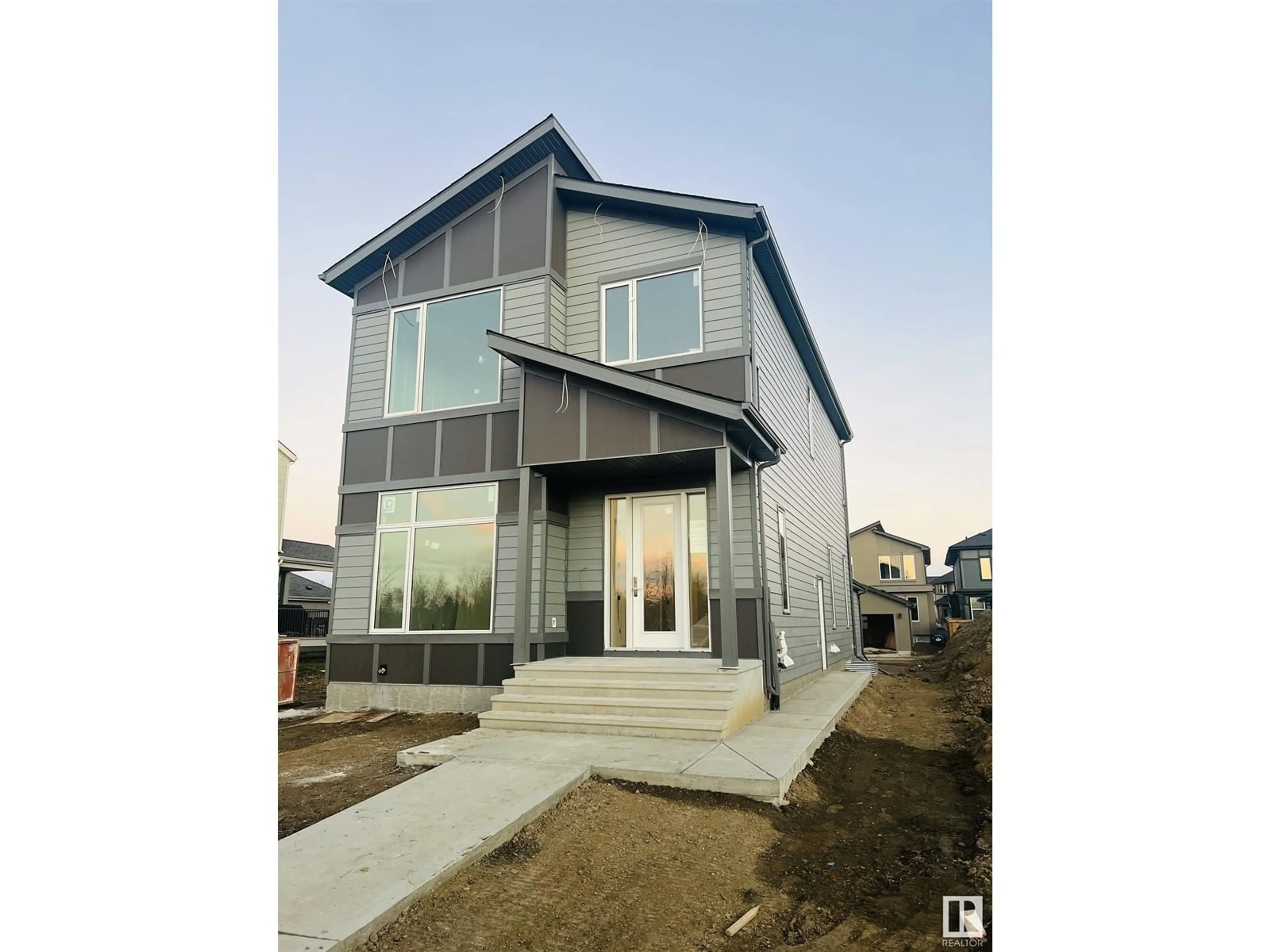 Frontside or backside of a home, the street view for 6109 CRAWFORD DR SW, Edmonton Alberta T6W4L7