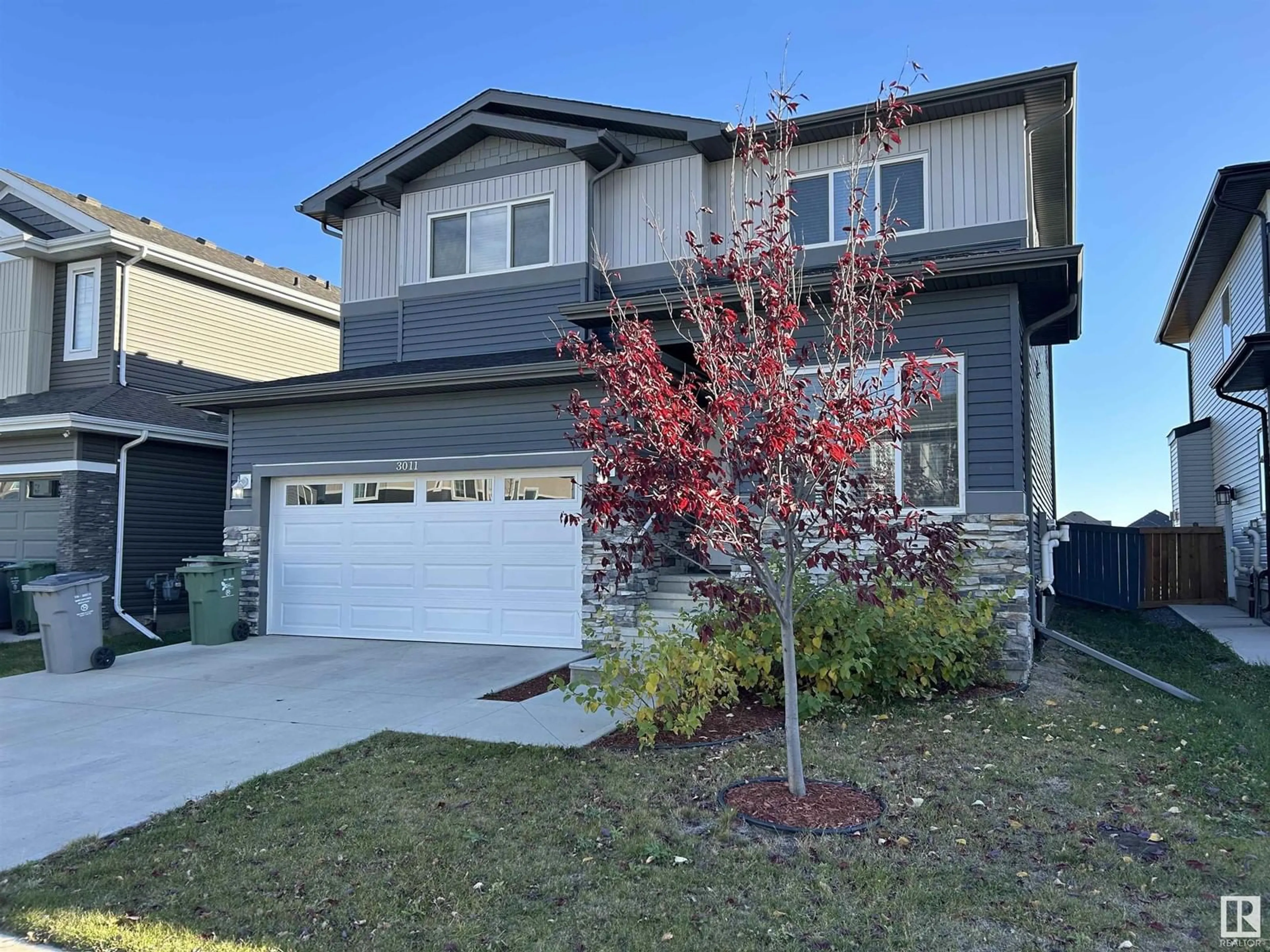 Frontside or backside of a home, the street view for 3011 SOLEIL BV, Beaumont Alberta T4X2T5