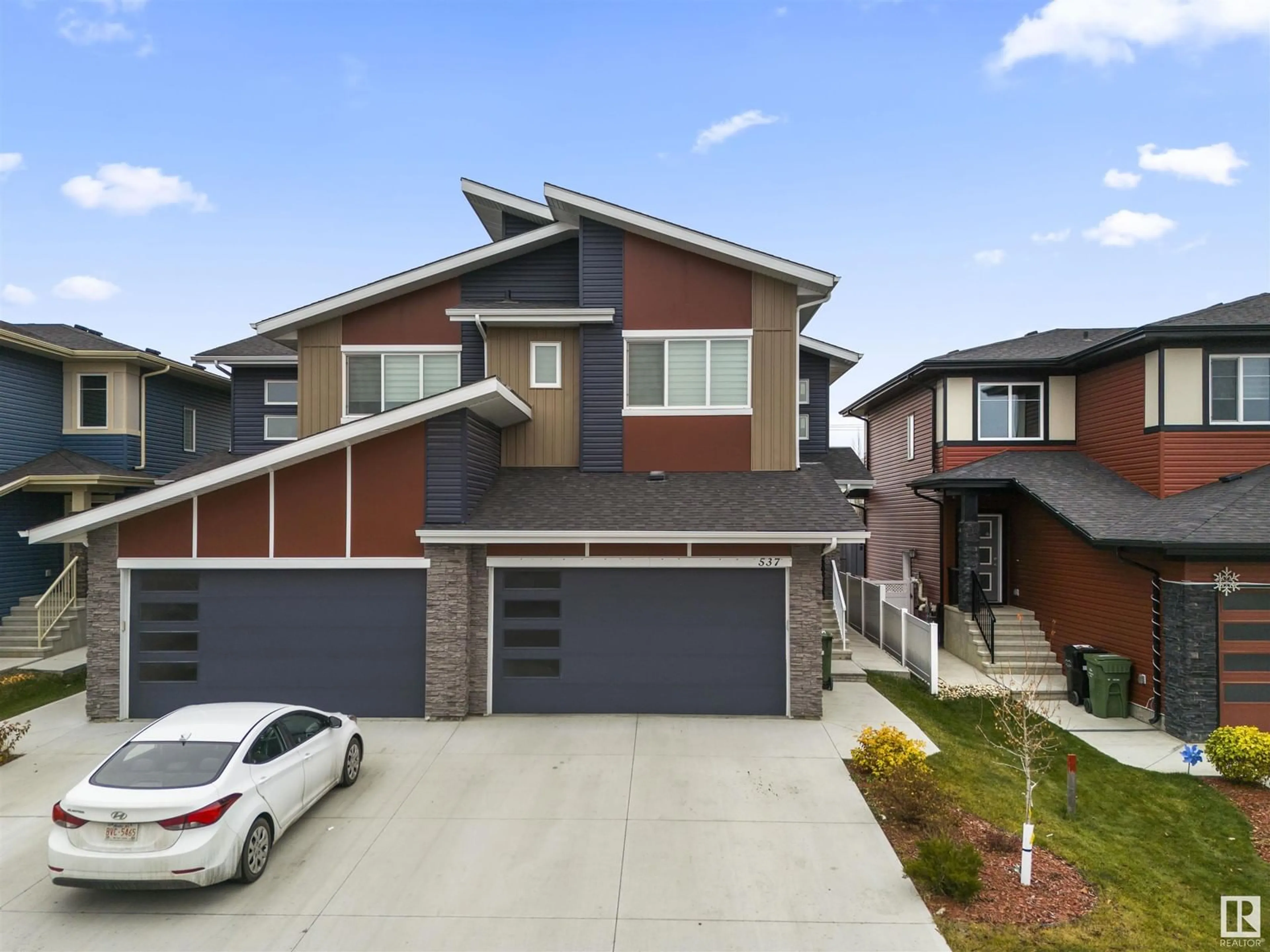 Frontside or backside of a home, the street view for 537 Kleins Cres., Leduc Alberta T9E1M5