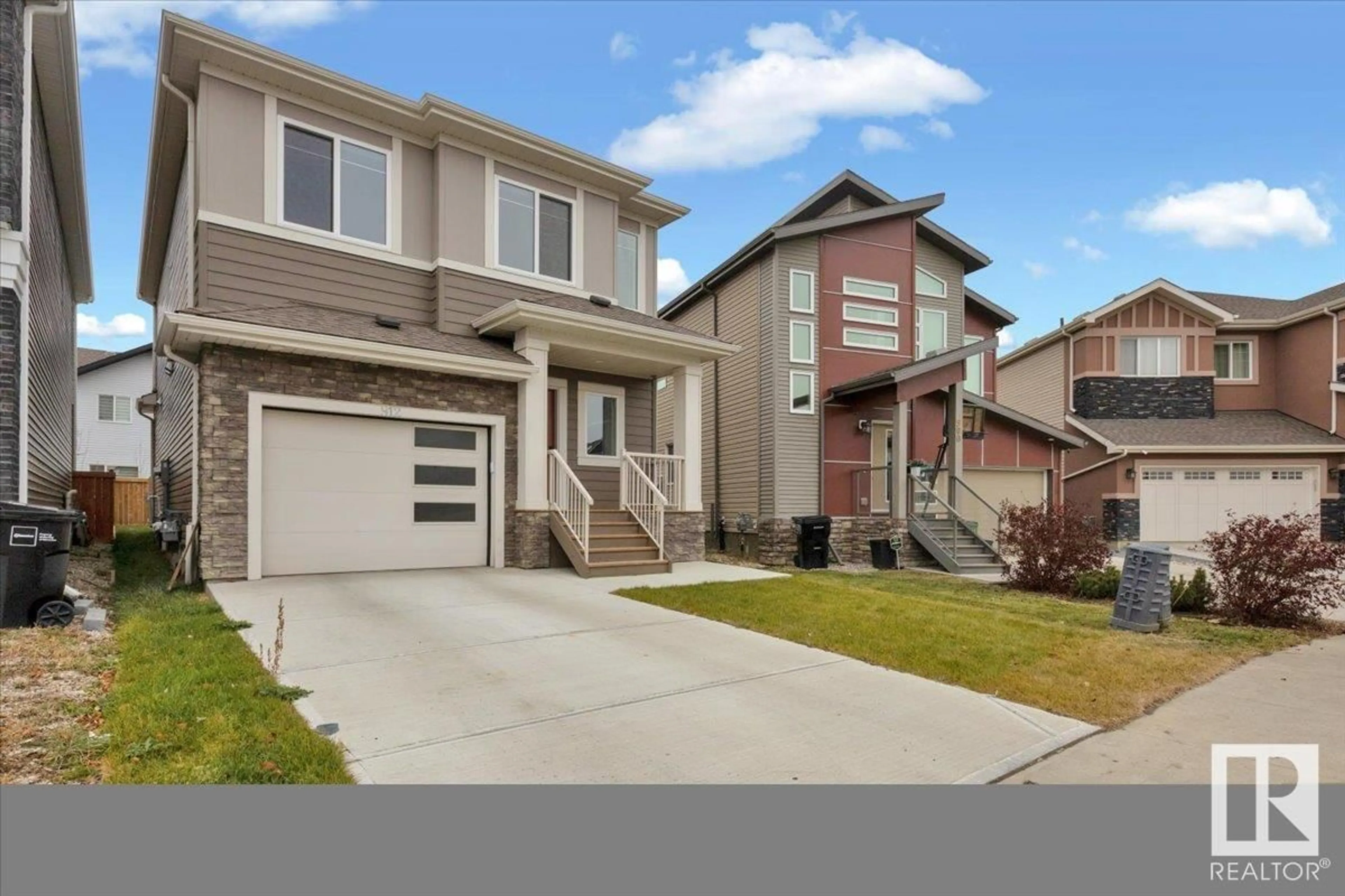 Frontside or backside of a home, the street view for 912 174 ST SW, Edmonton Alberta T6W3V3