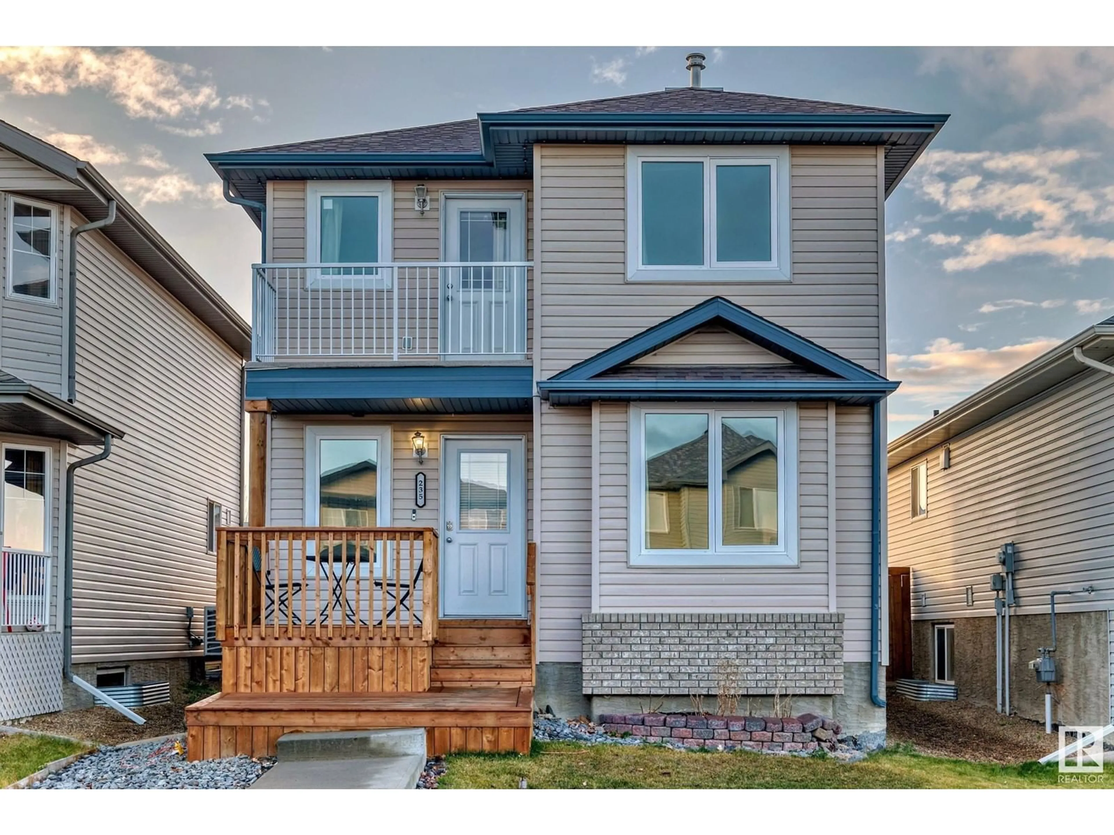 Frontside or backside of a home, cottage for 235 Brookview WY NW, Stony Plain Alberta T7Z2X7