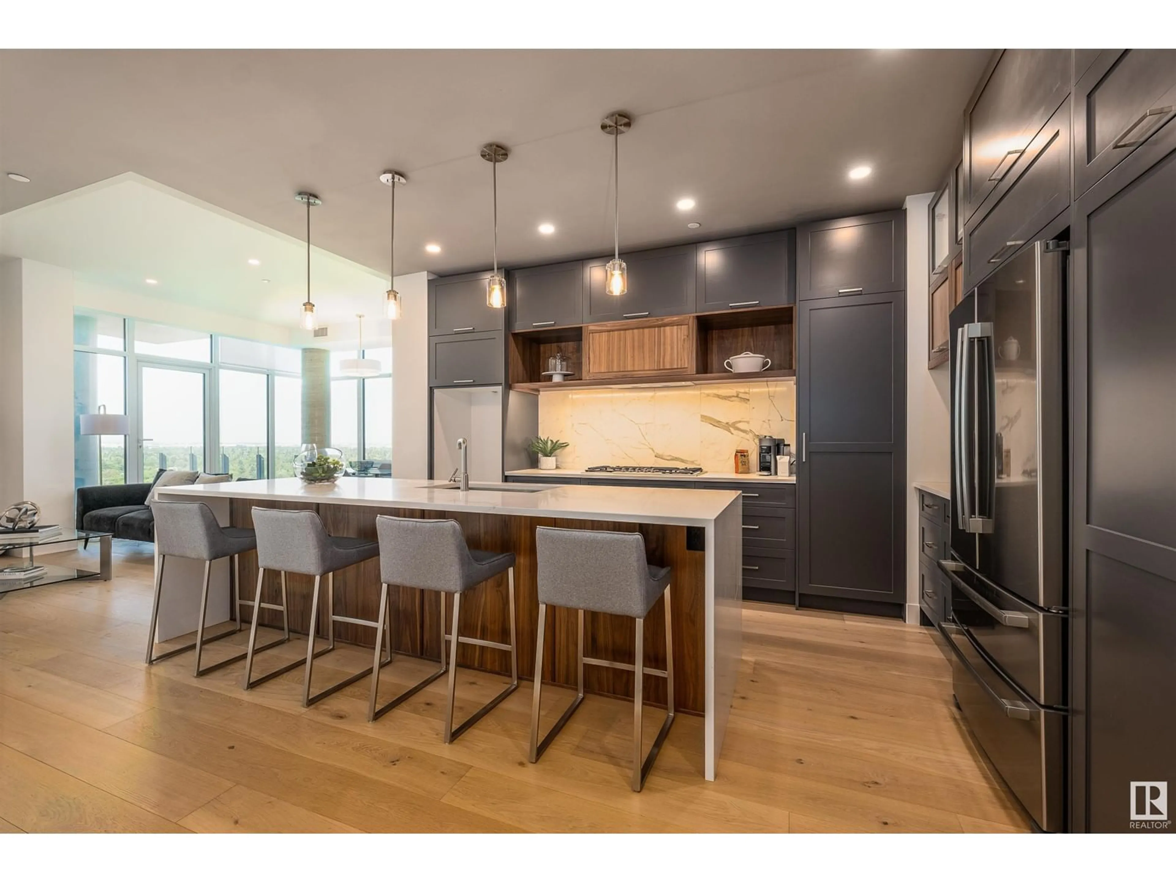 Open concept kitchen for #1302 14105 WEST BLOCK DR NW, Edmonton Alberta T5N1L5