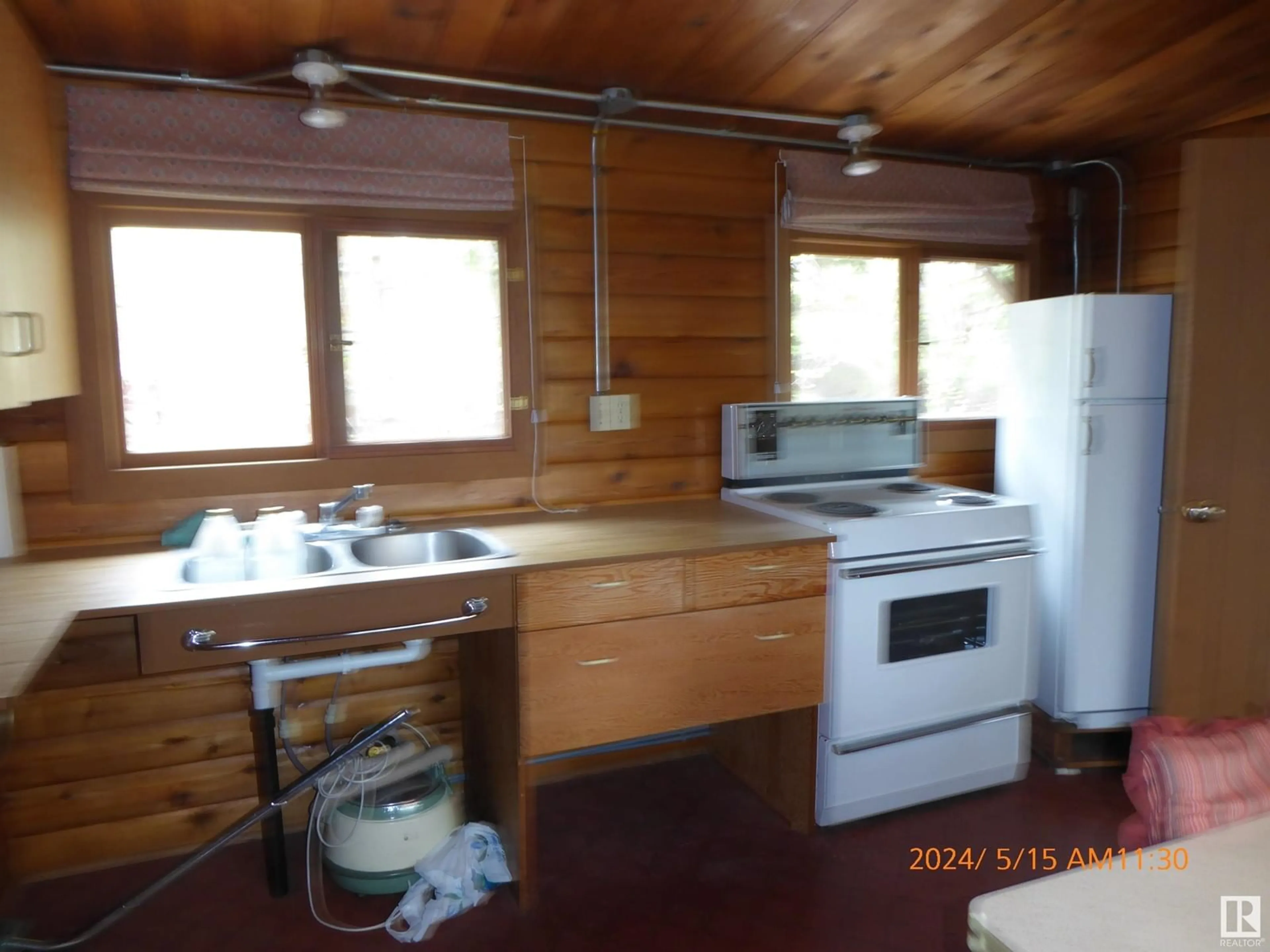 Standard kitchen, wood floors, cottage for #247 51268 RGE RD 204, Rural Strathcona County Alberta T8G1E9