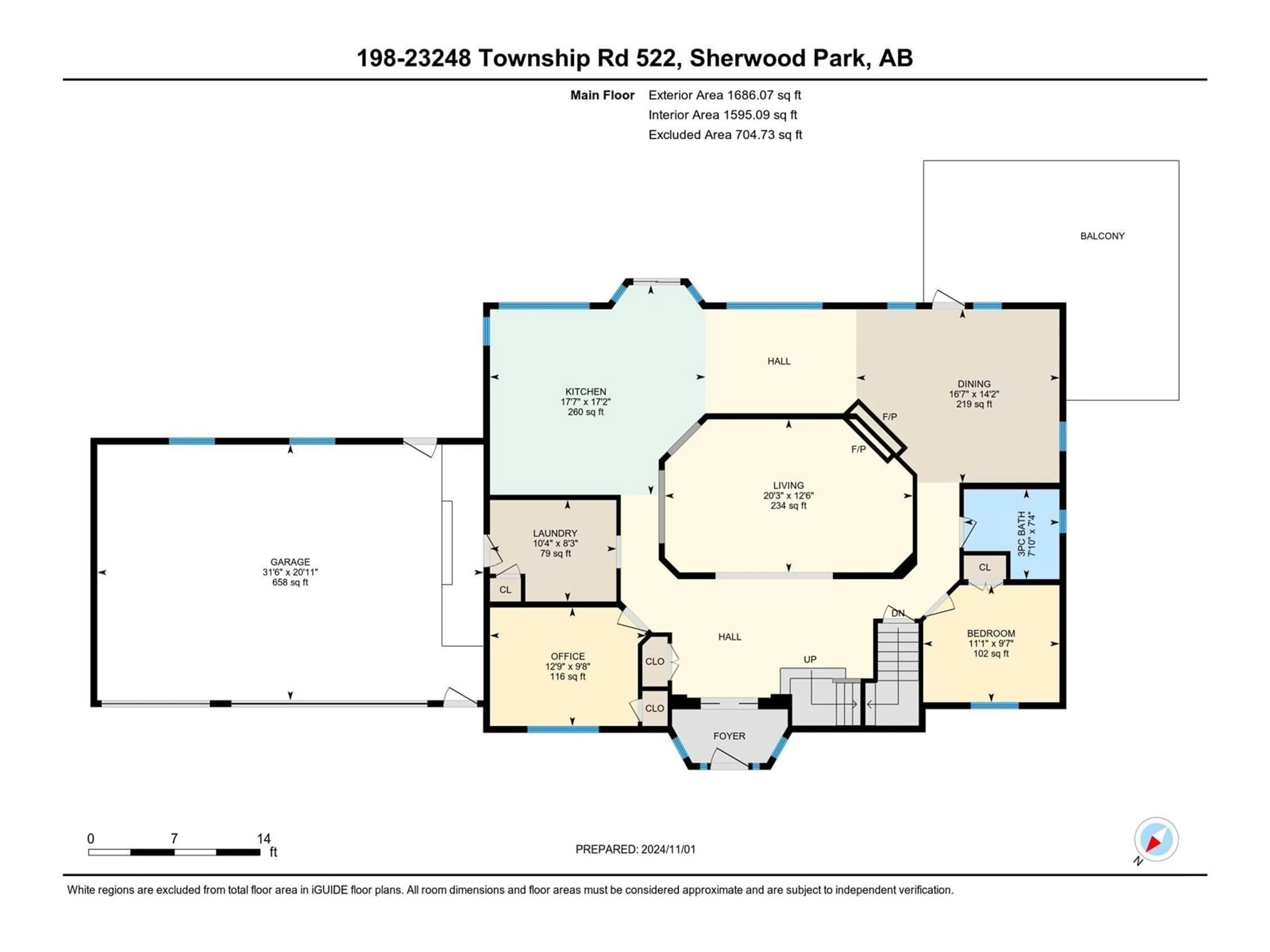 Floor plan for #198 23248 TWP ROAD 522, Rural Strathcona County Alberta T8B1H5