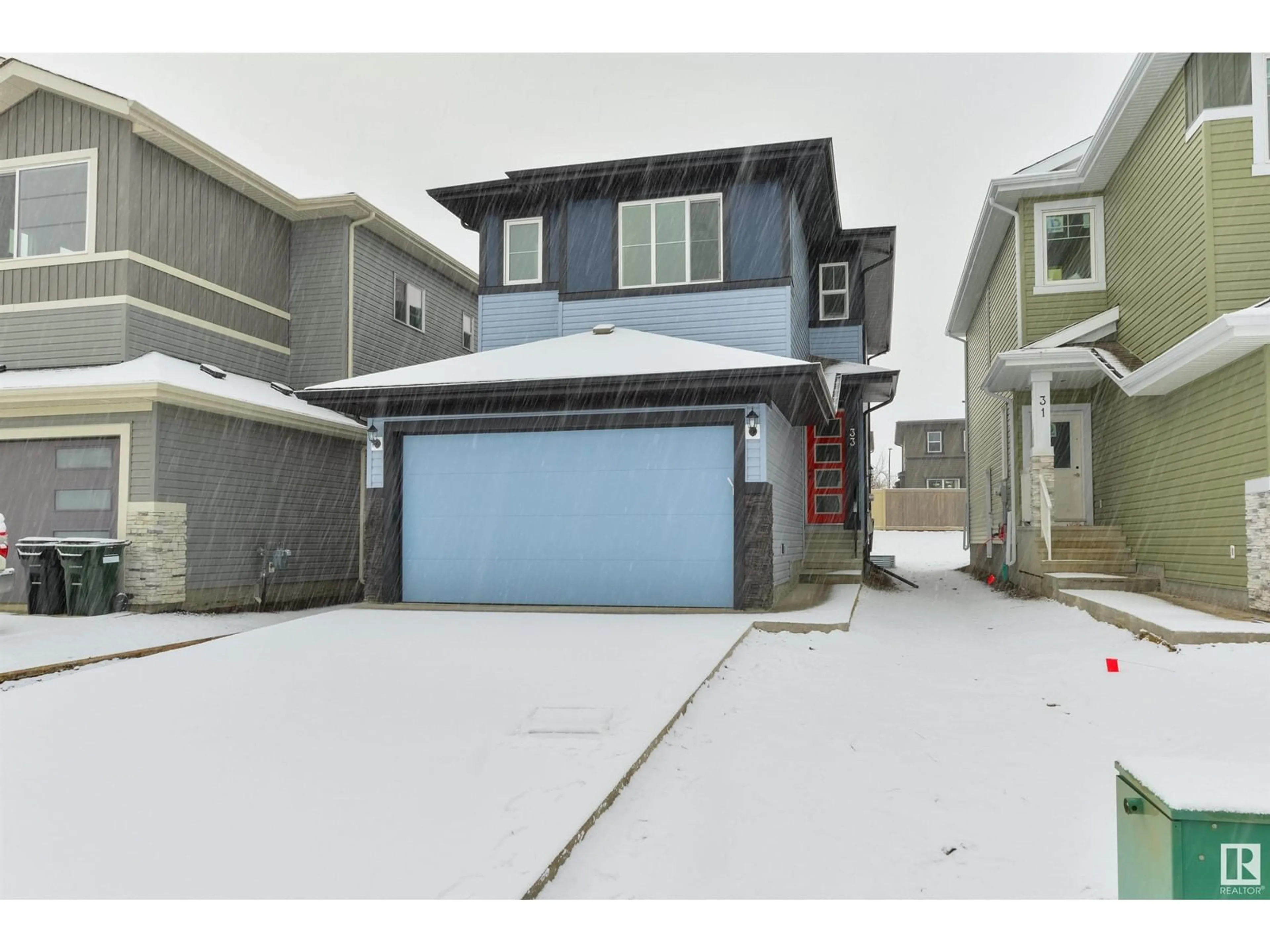 Frontside or backside of a home, the street view for 33 PENN PL, Spruce Grove Alberta T7X2W6