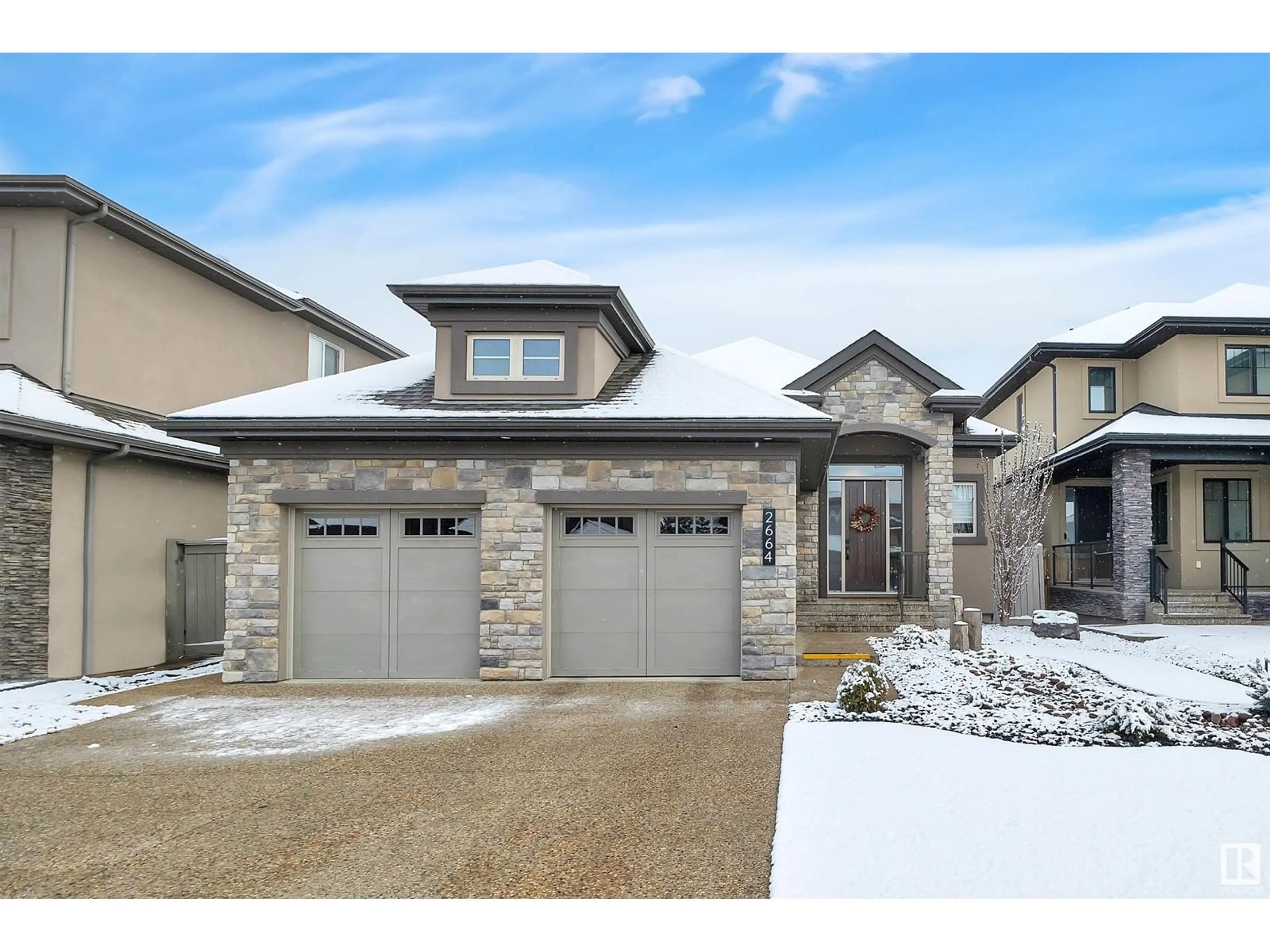 Frontside or backside of a home, the street view for 2664 WATCHER WY SW, Edmonton Alberta T6W0X6