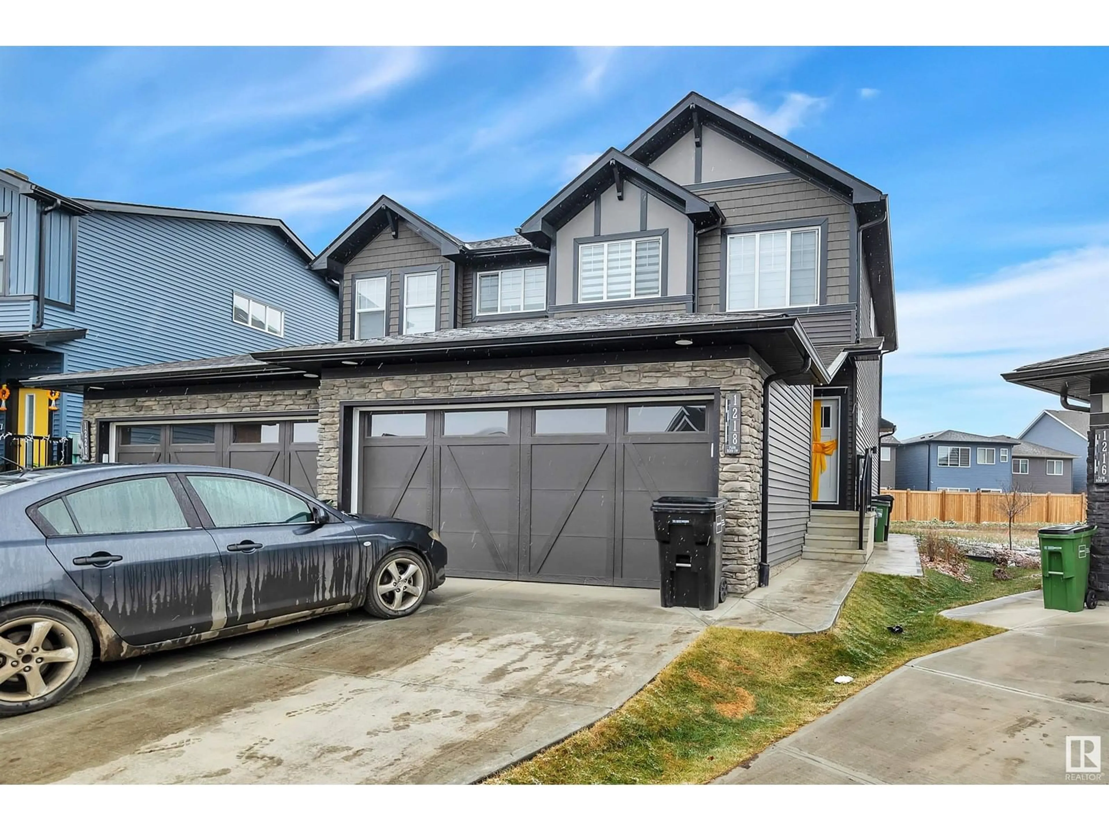 Frontside or backside of a home, the street view for 1218 PLUM BEND BN SW, Edmonton Alberta T6X3A6