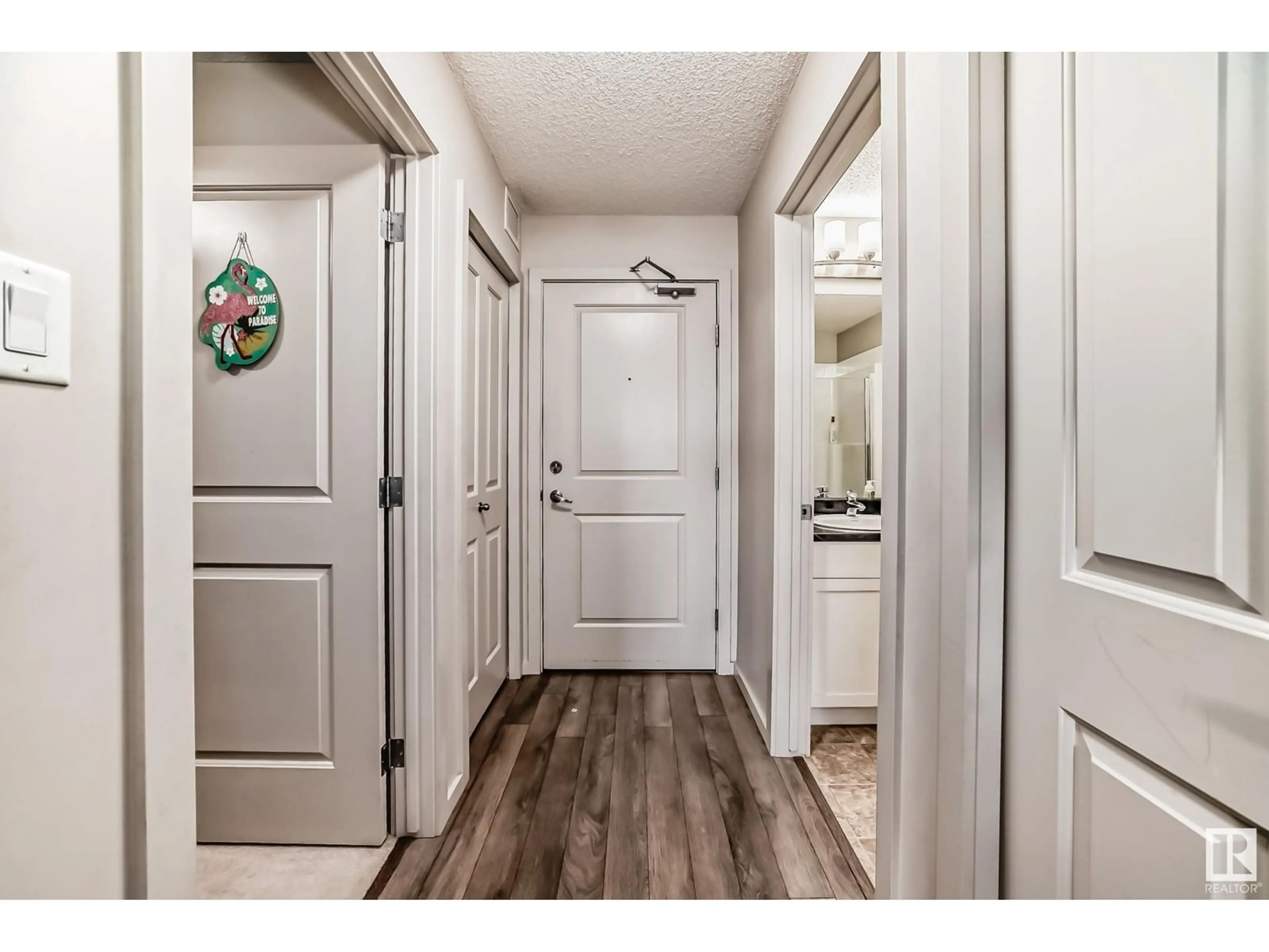 Indoor entryway, wood floors for #331 390 Windermere RD NW NW, Edmonton Alberta T6W0R1