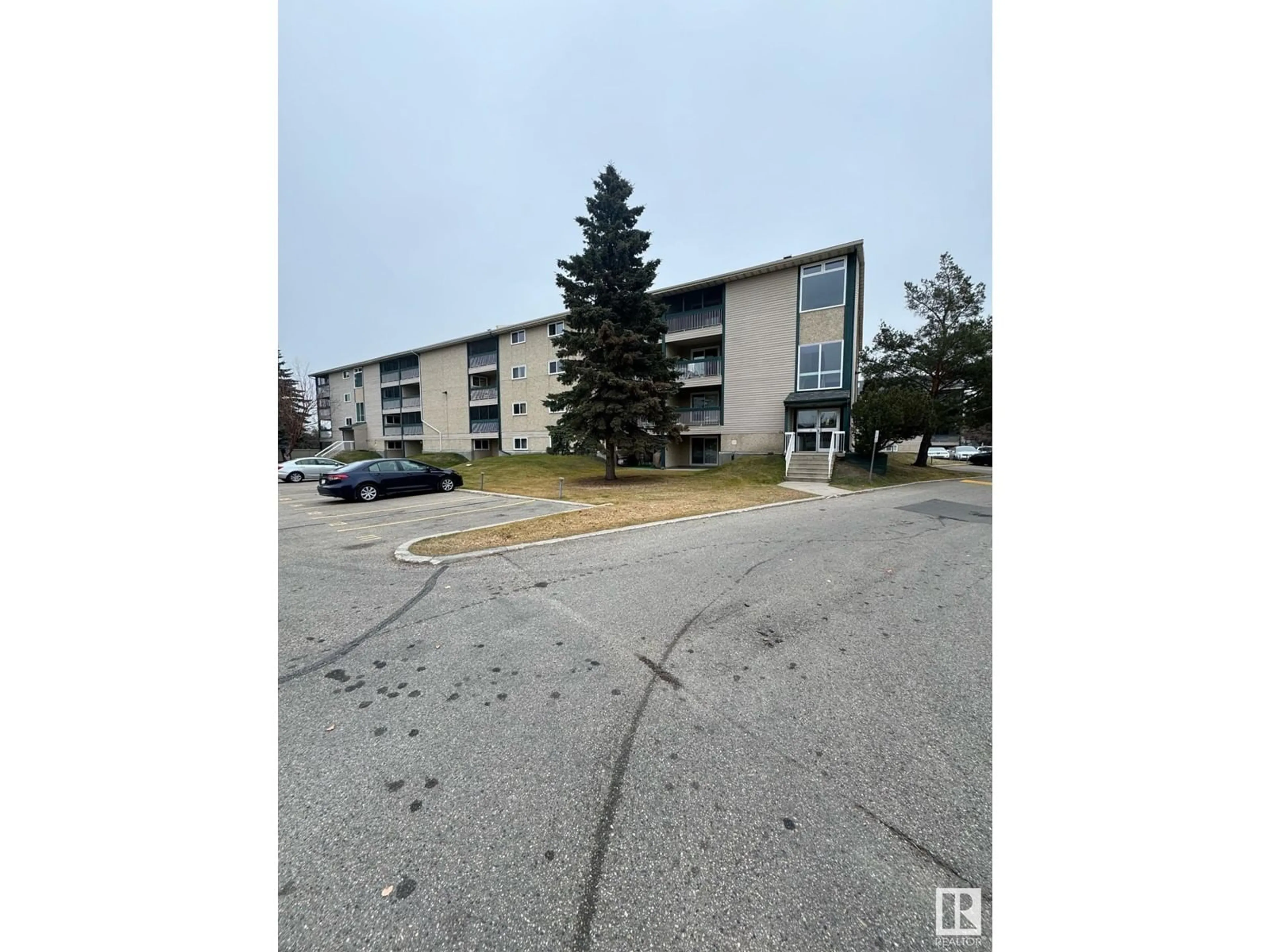 A pic from exterior of the house or condo, the street view for #212 1624 48 ST NW, Edmonton Alberta T6L5P1