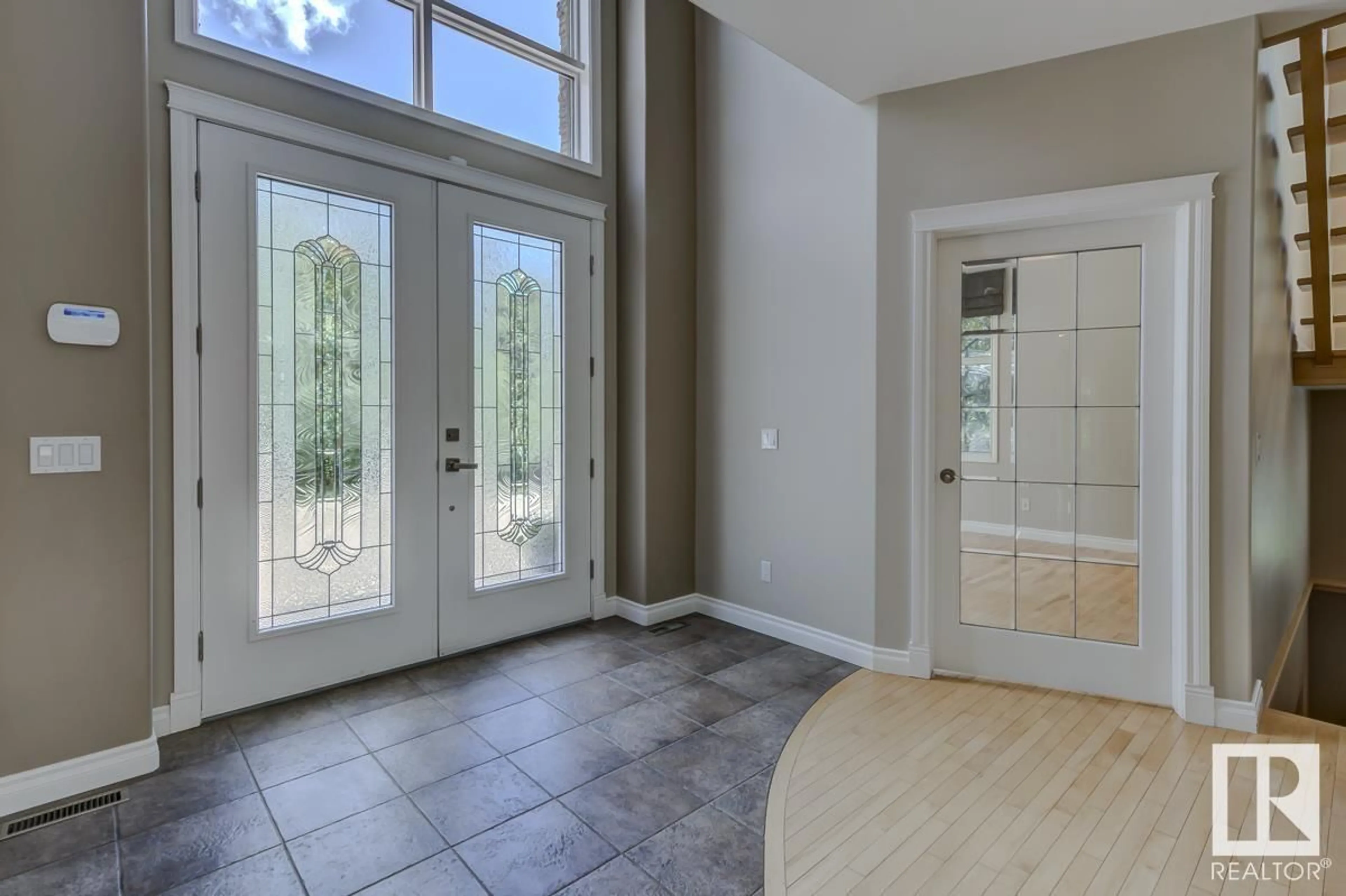 Indoor entryway, wood floors for 169 52147 RGE RD 231, Rural Strathcona County Alberta T8B1A4