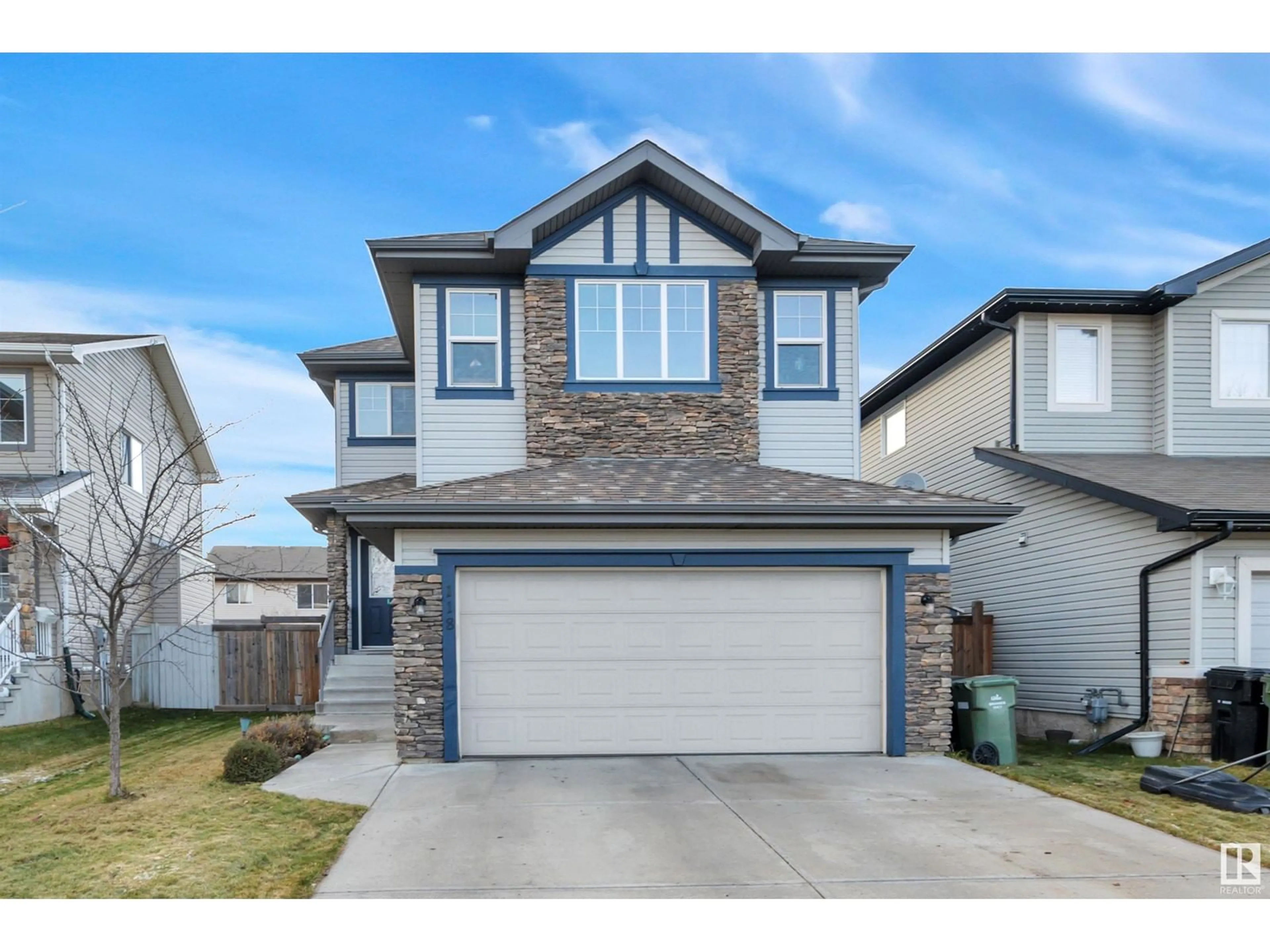 Frontside or backside of a home, the street view for 118 Deer Valley DR, Leduc Alberta T9E0C7