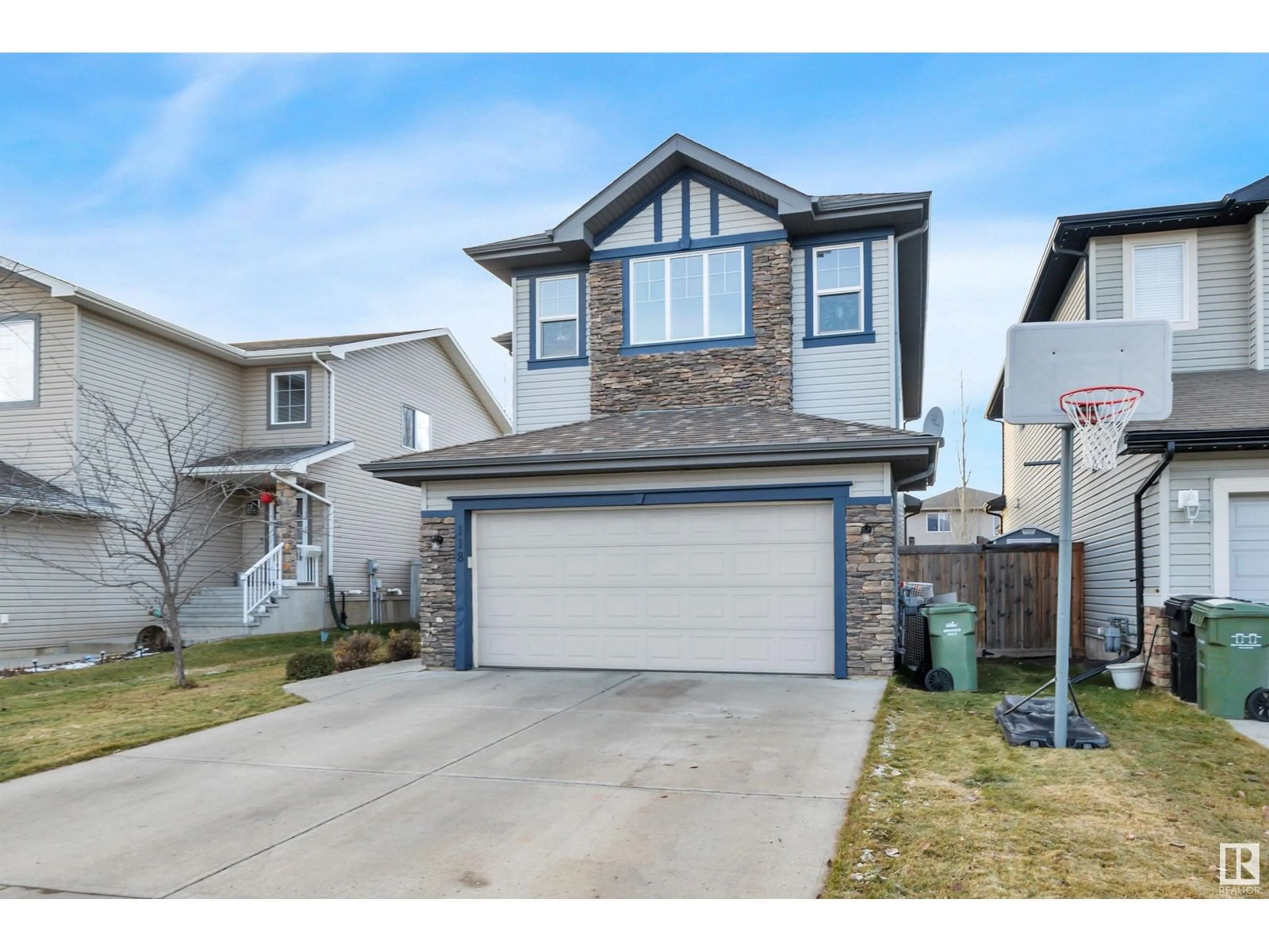 Frontside or backside of a home, the street view for 118 Deer Valley DR, Leduc Alberta T9E0C7