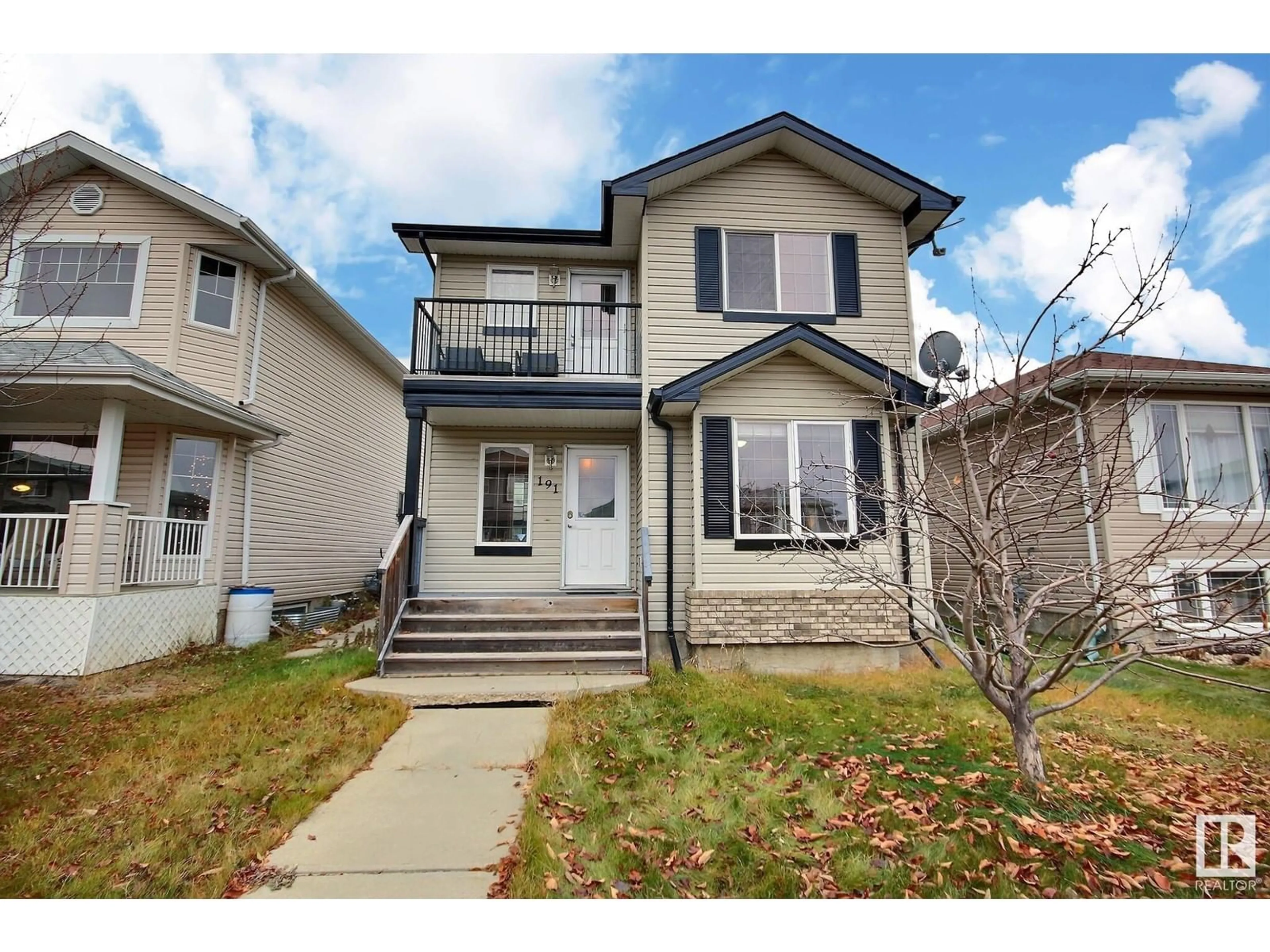 Frontside or backside of a home, the street view for 191 Brookview Place, Stony Plain Alberta T7Z2X7