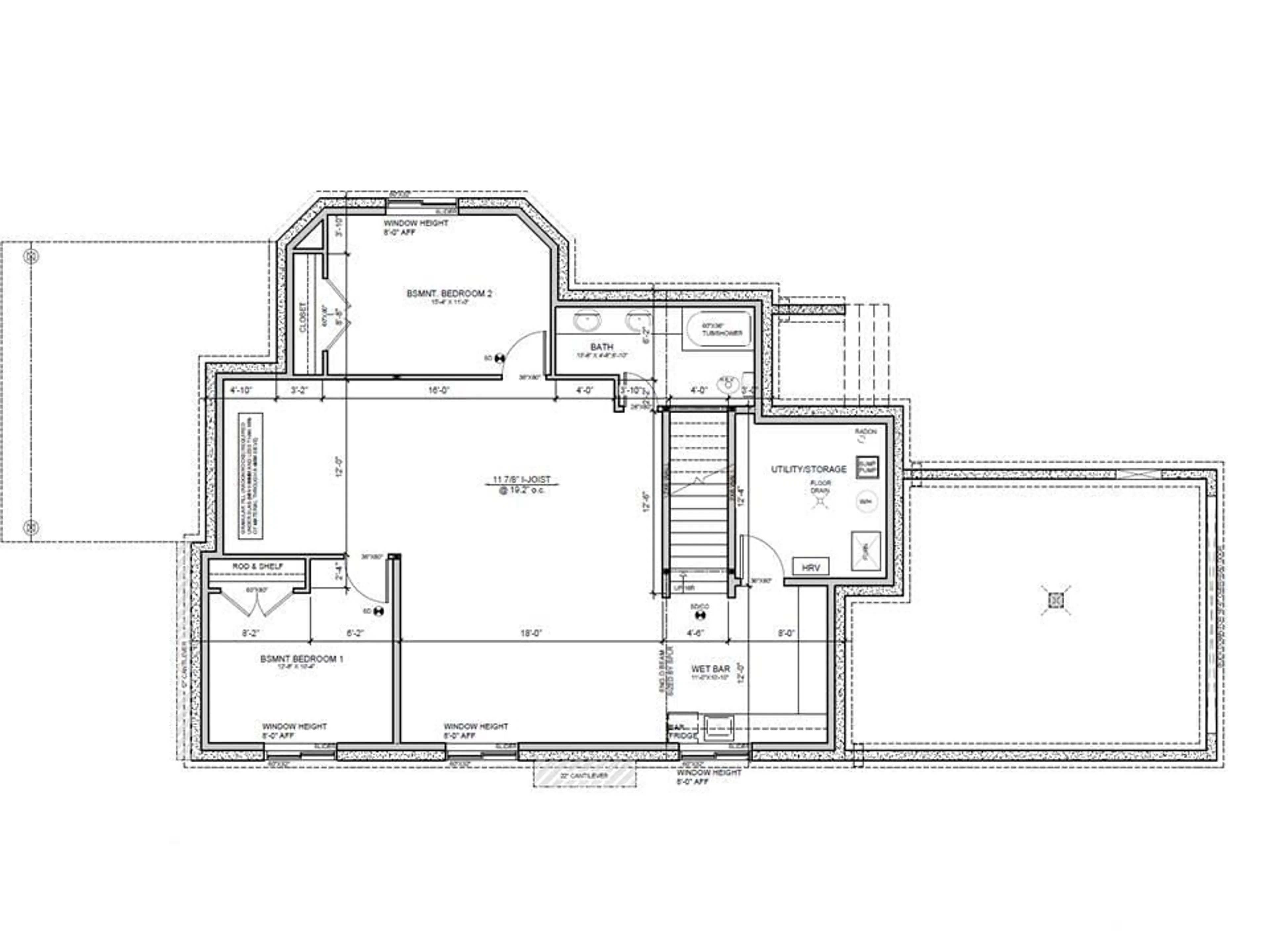 Floor plan for 296 165 AV NE, Edmonton Alberta T5Y4J3