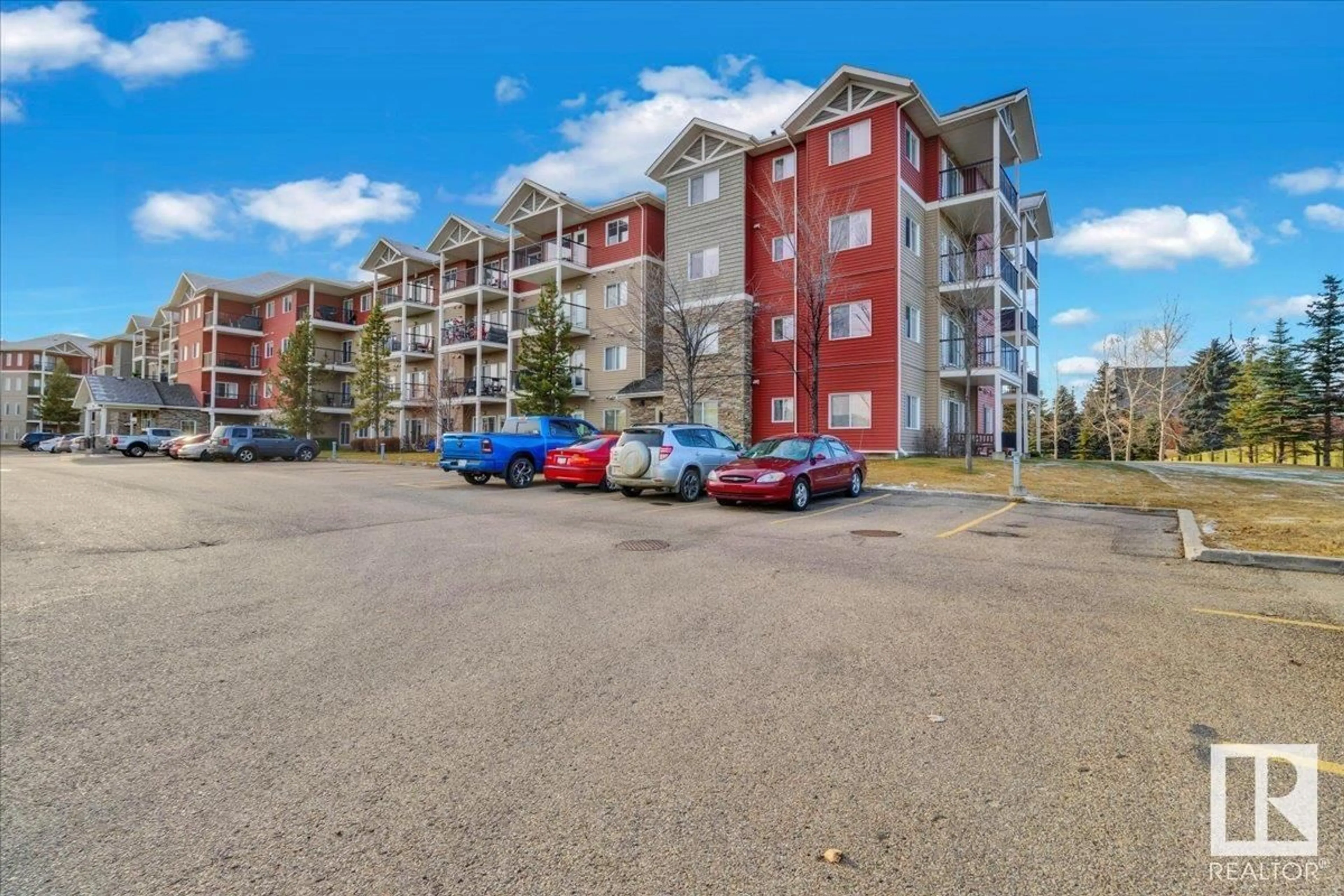 A pic from exterior of the house or condo, the street view for #210 273 CHARLOTTE WY, Sherwood Park Alberta T8H0N9