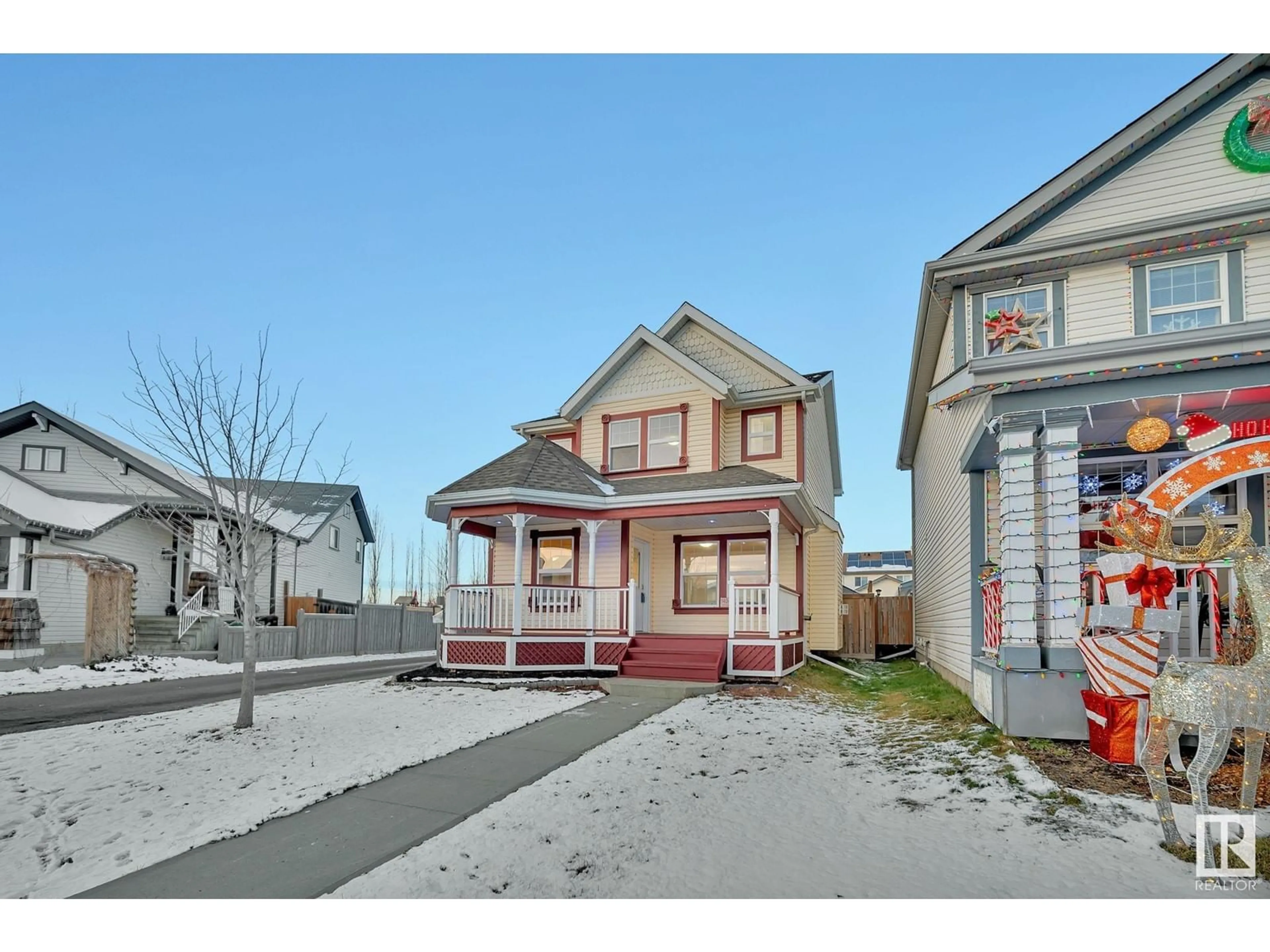 Frontside or backside of a home, the street view for 14048 149 AV NW, Edmonton Alberta T6V0A6