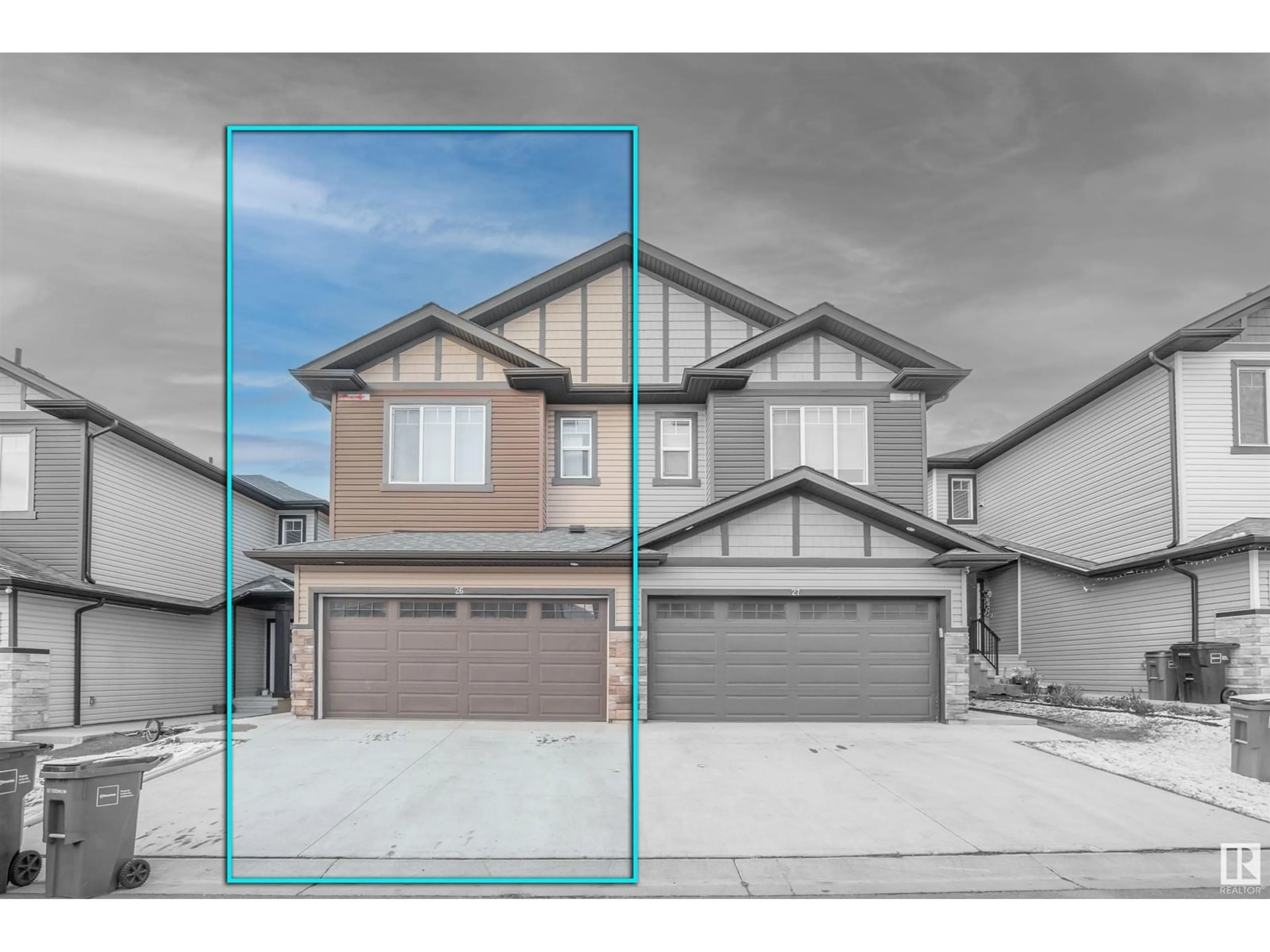 Frontside or backside of a home, the street view for #26 1703 16 AV NW, Edmonton Alberta T6T2C3