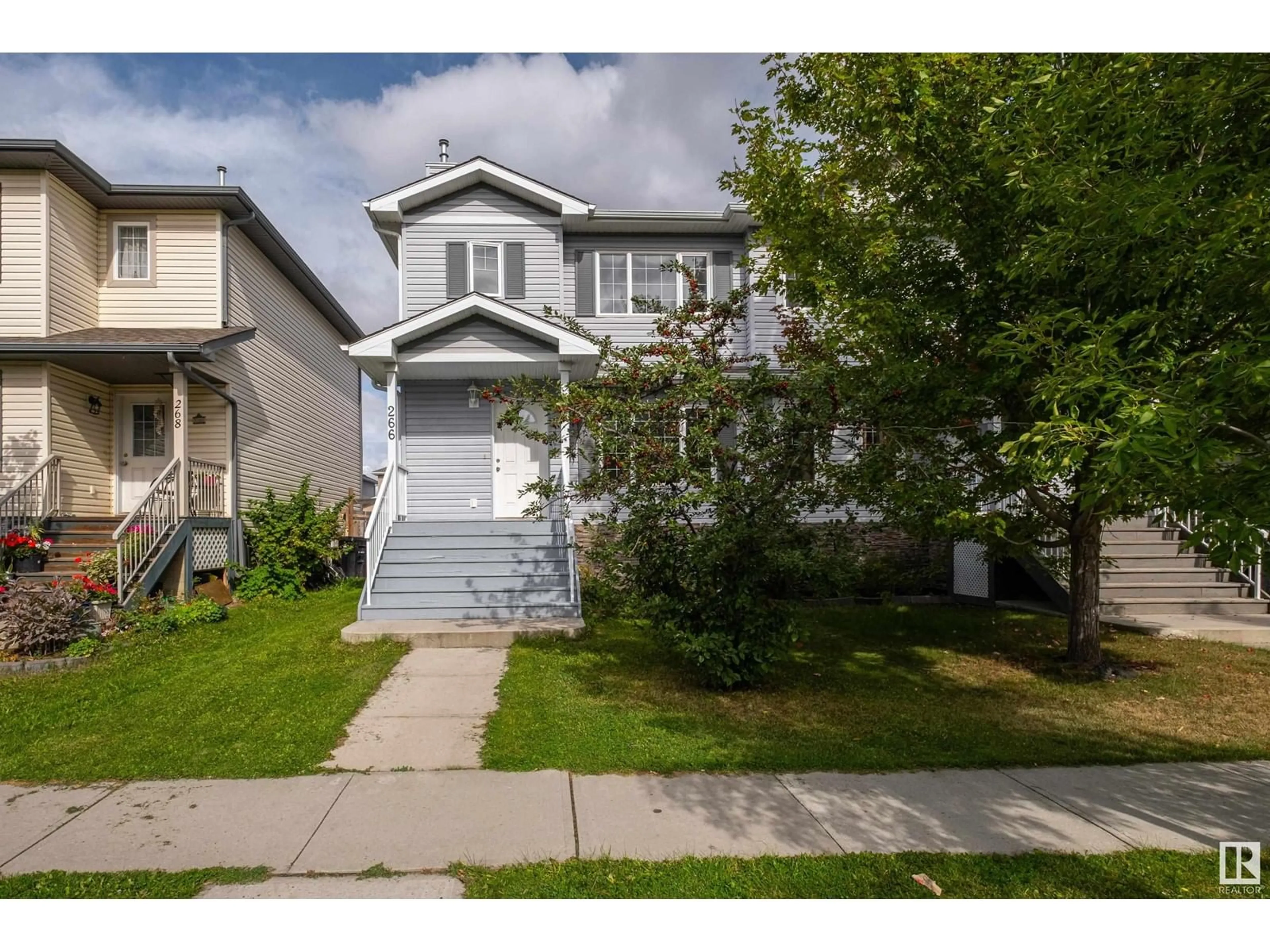 Frontside or backside of a home, the street view for 266 AVENA CI, Leduc Alberta T9E0L9