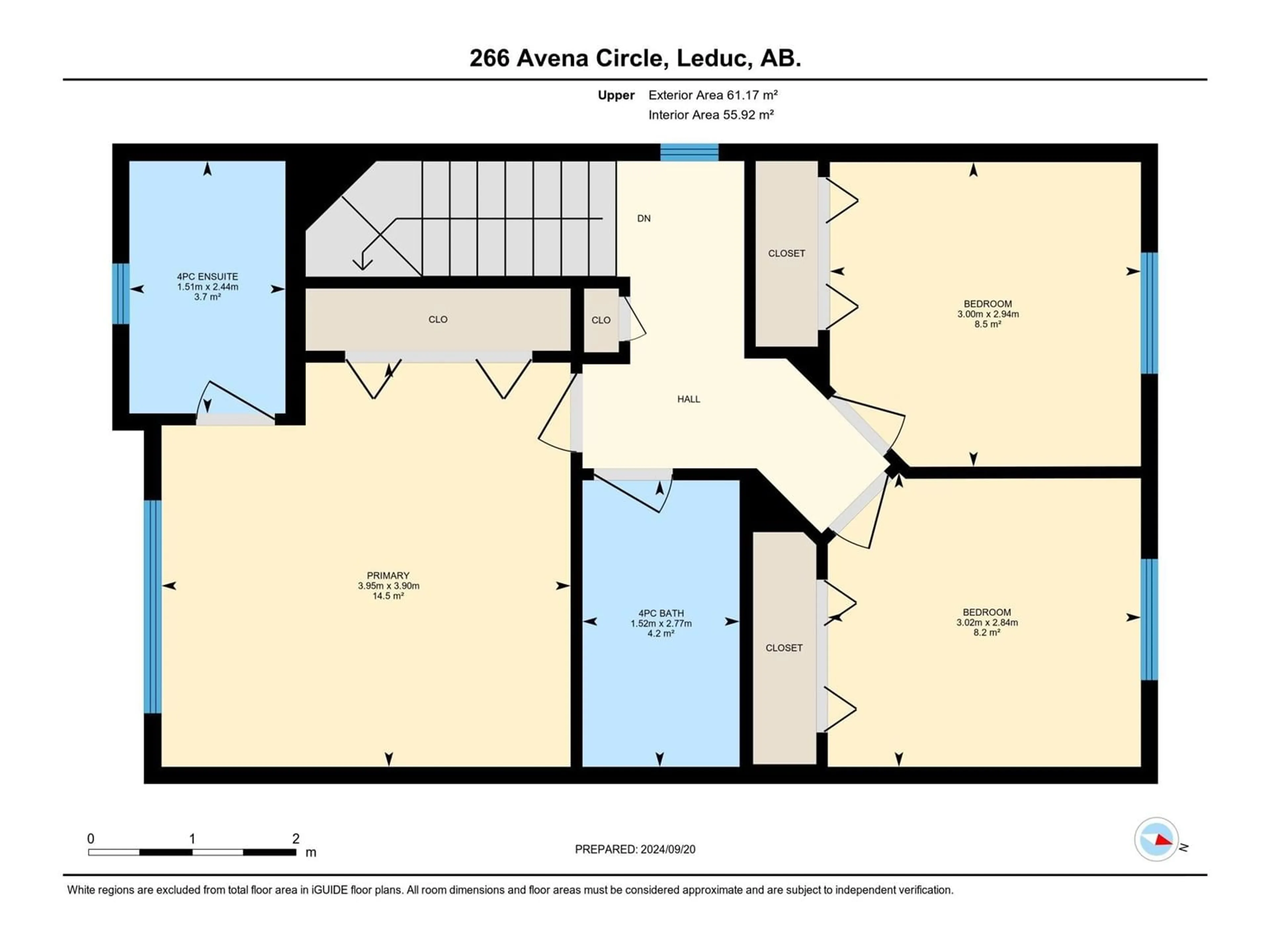 Floor plan for 266 AVENA CI, Leduc Alberta T9E0L9