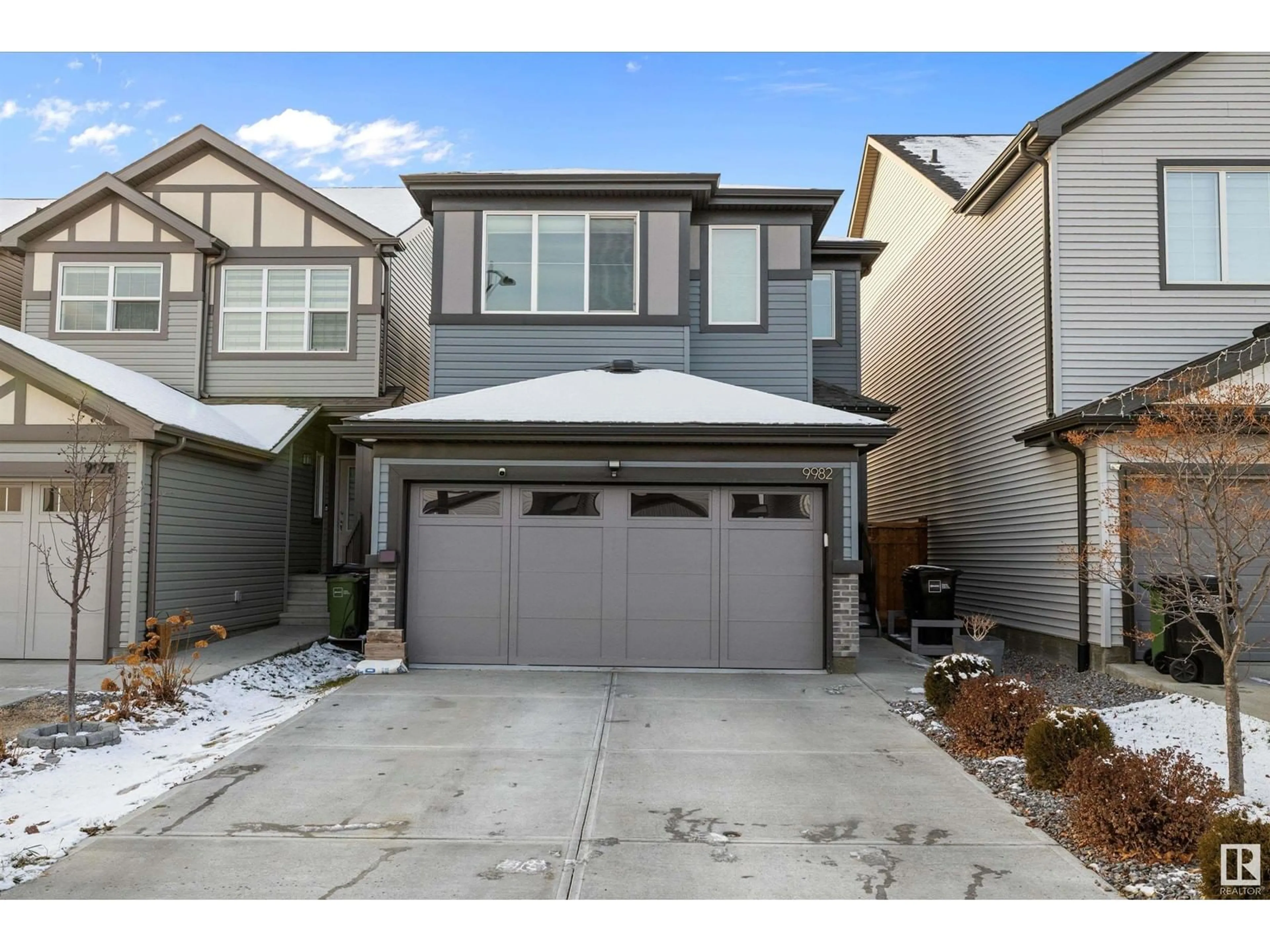 A pic from exterior of the house or condo, the street view for 9982 205A ST NW, Edmonton Alberta T5T7N4