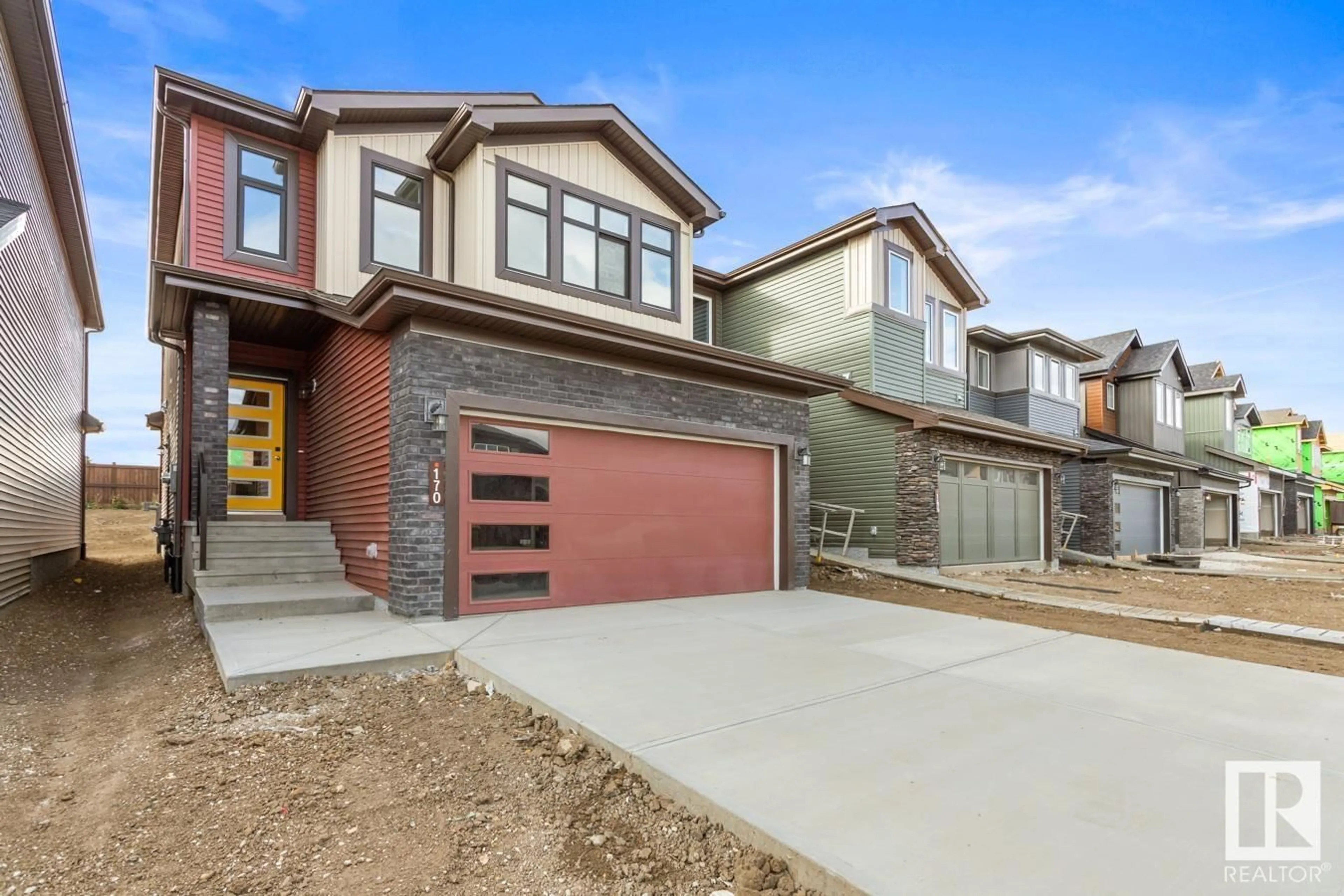 Frontside or backside of a home, the street view for 130 CANTER WD, Sherwood Park Alberta T8H2Z3