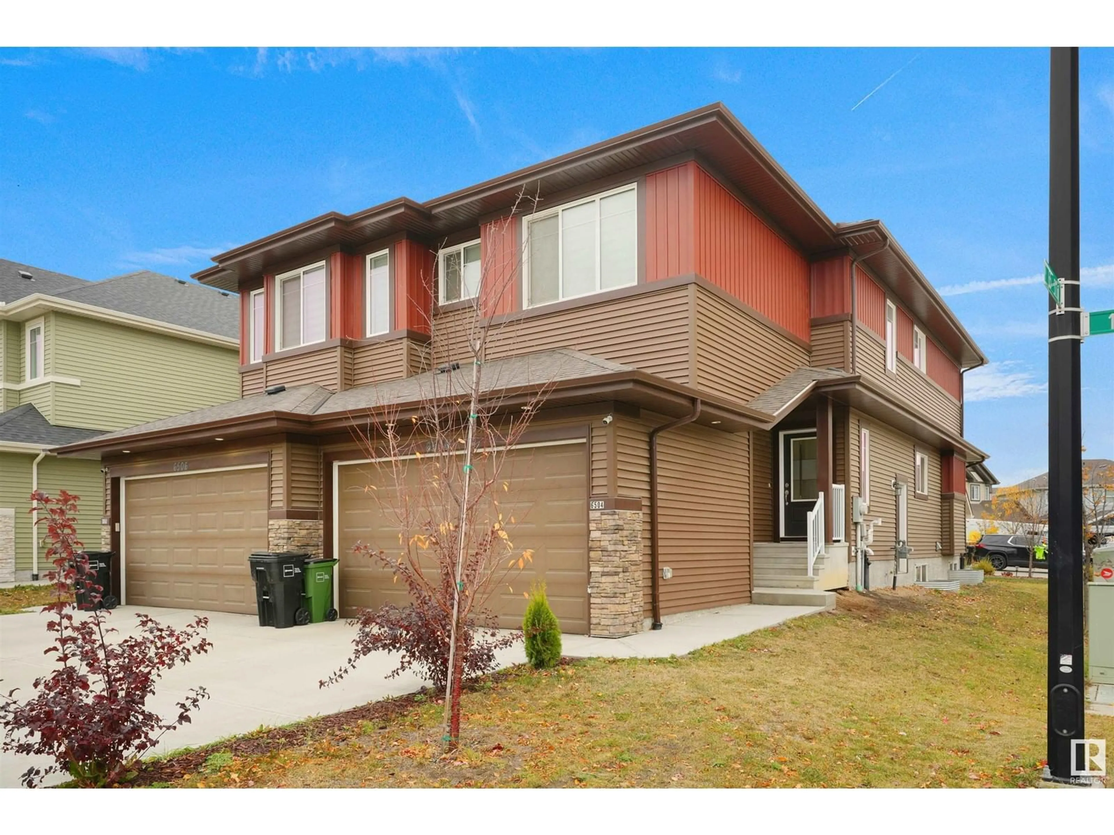 A pic from exterior of the house or condo, the street view for 6504 168 AV NW, Edmonton Alberta T5Y3X9